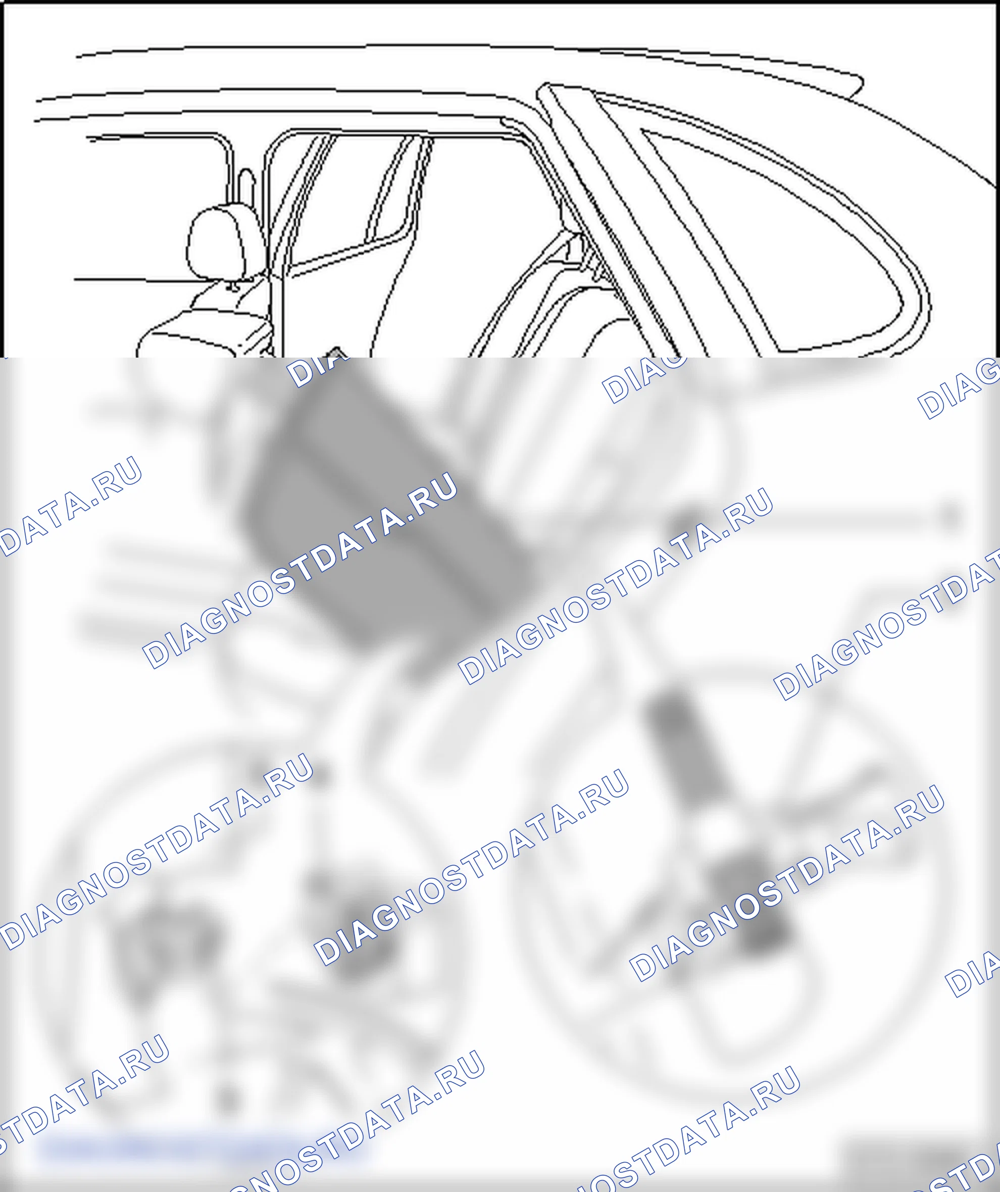 Задние сиденья. SEAT Ibiza IV