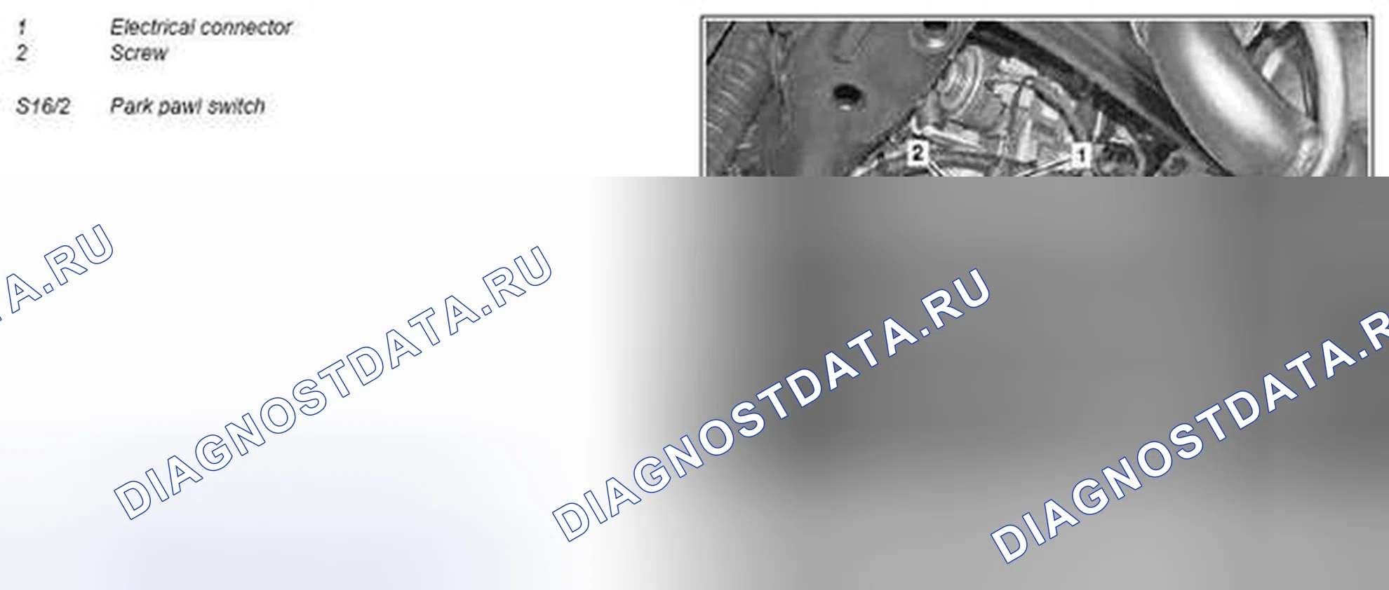 Рис. 22: Снятие / установка переключателя парковочной собачки - AR26.19-P-xtegx1 0050MCU. Kia Soul I