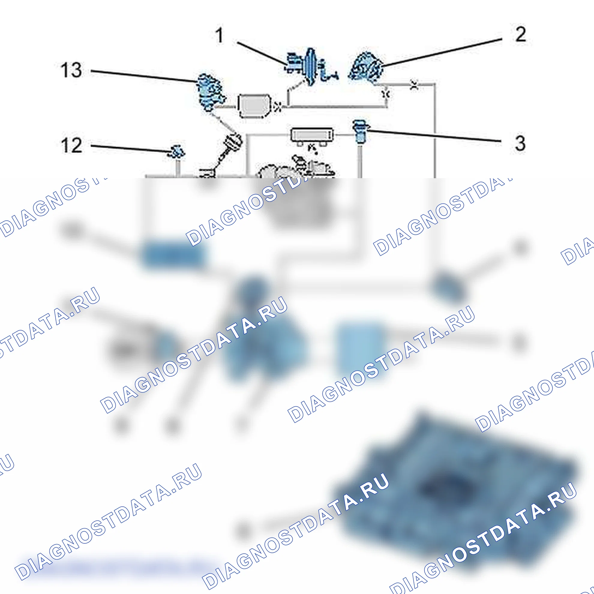 Функция: система питания воздухом (DELPHI dcm 3.4) — b1hp2qdp. Citroen C4 I