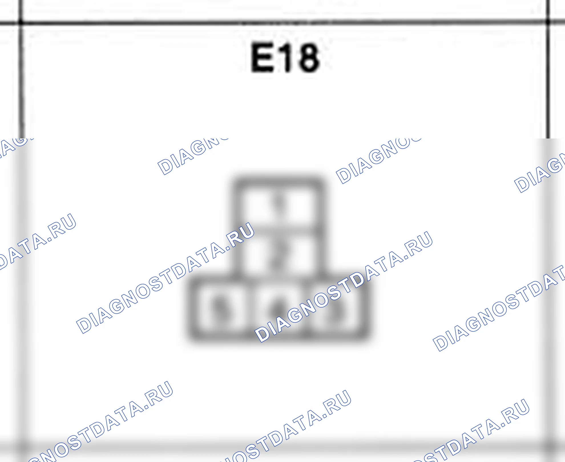 Распиновка разъёма E18 — жгута двигателя. Hyundai Atos MX