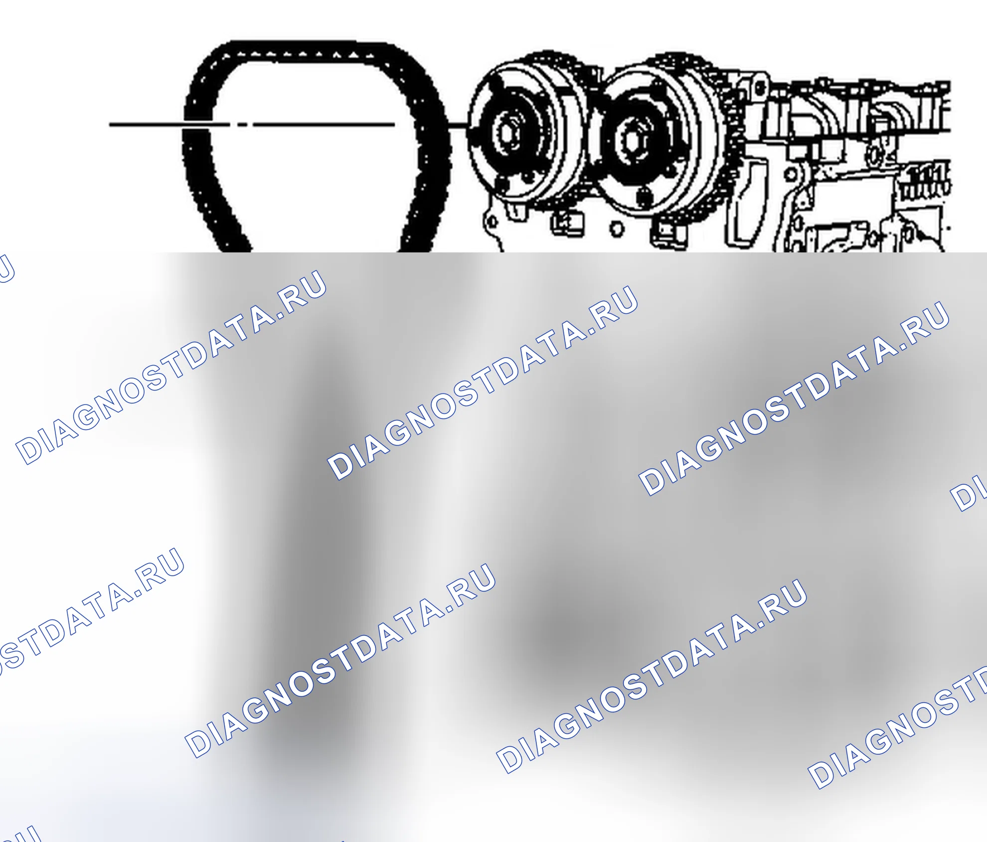 Рис. 12: Снятие цепи ГРМ распределительного вала. Chevrolet Spark M300
