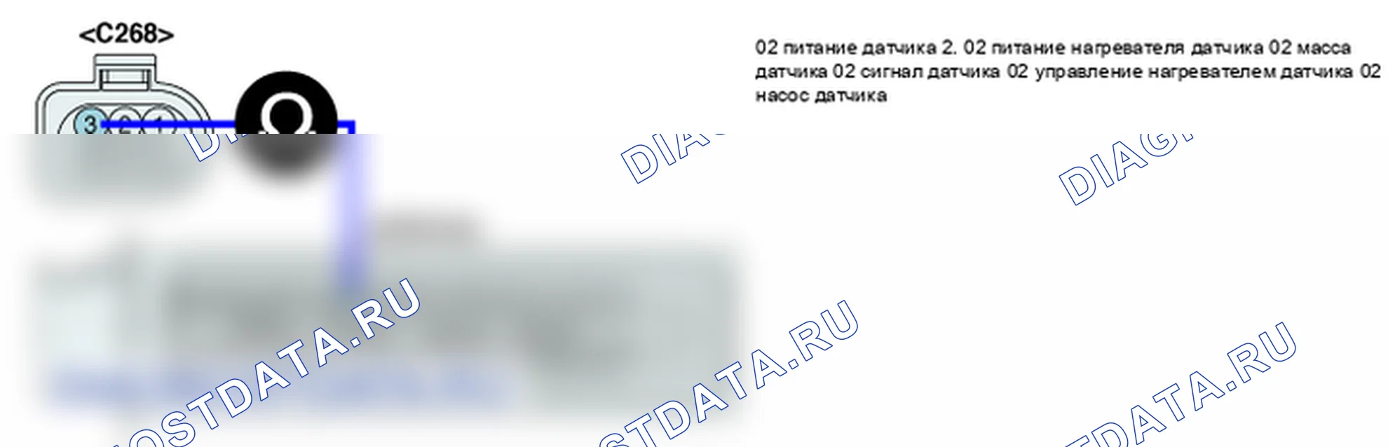 P2251: O2 датчик опорная масса цепь/обрыв (Банк 1 Датчик 1). Hyundai Santa Fe CM