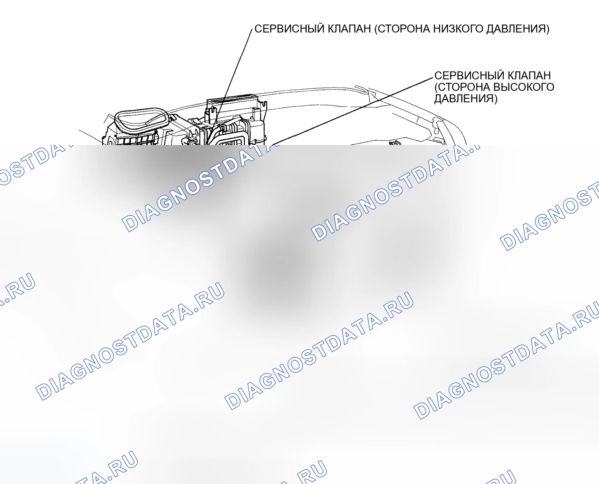 Рис. 1: Указатель расположения компонентов. Honda Pilot I