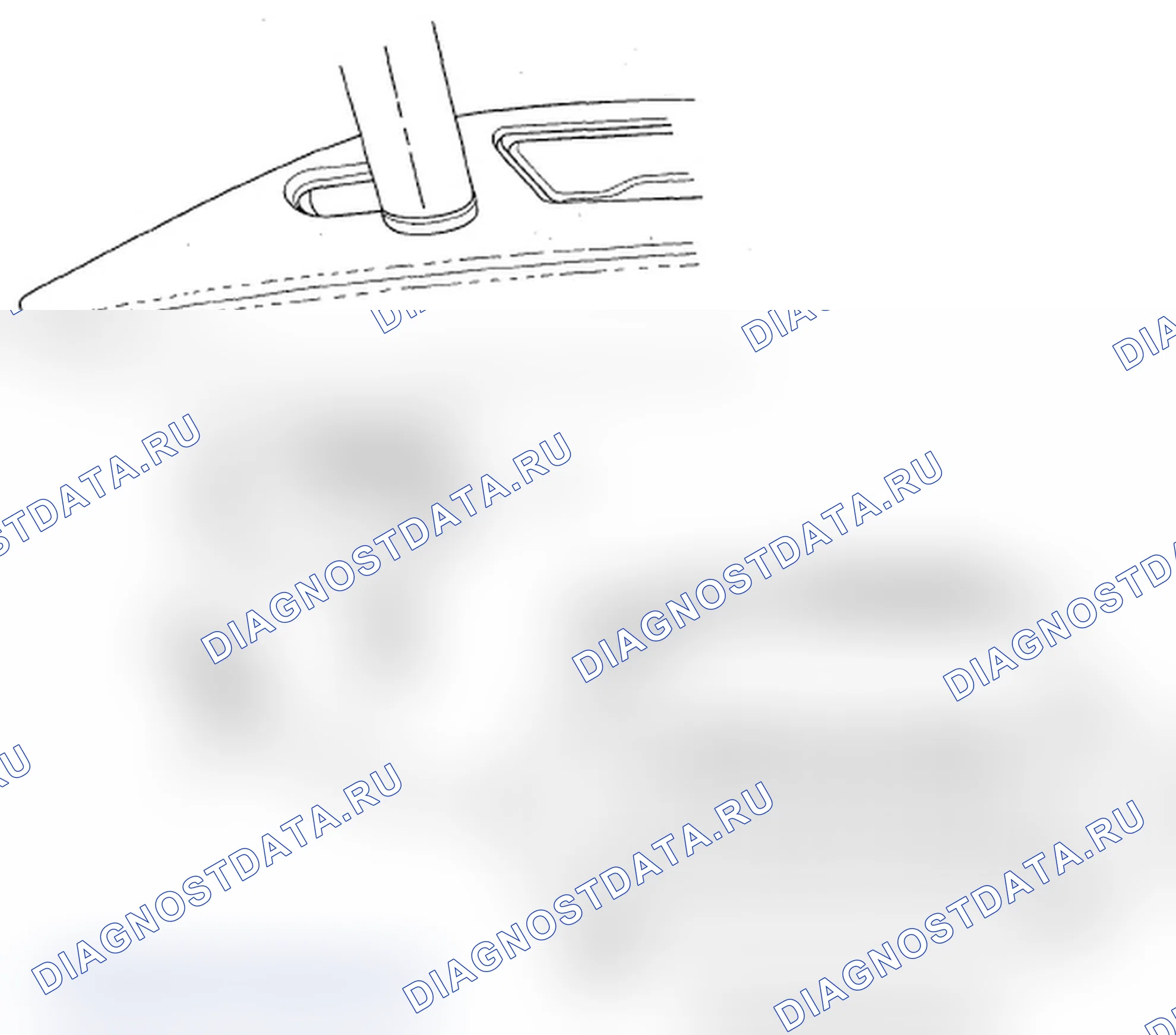 Рис. 51: Входной тест правого переключателя заднего окна питания. Acura RL II