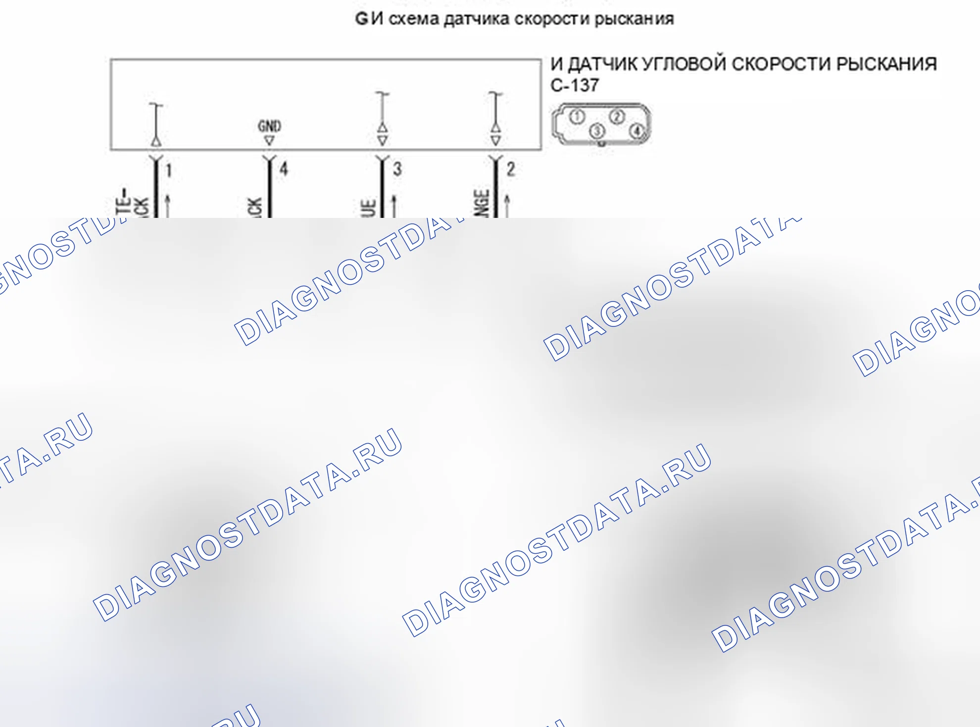 Рис. 73: Шина датчика U1003: G и угловой скорости рыскания расшифровка кода ошибки. Mitsubishi Lancer Ralliart X рестайлинг