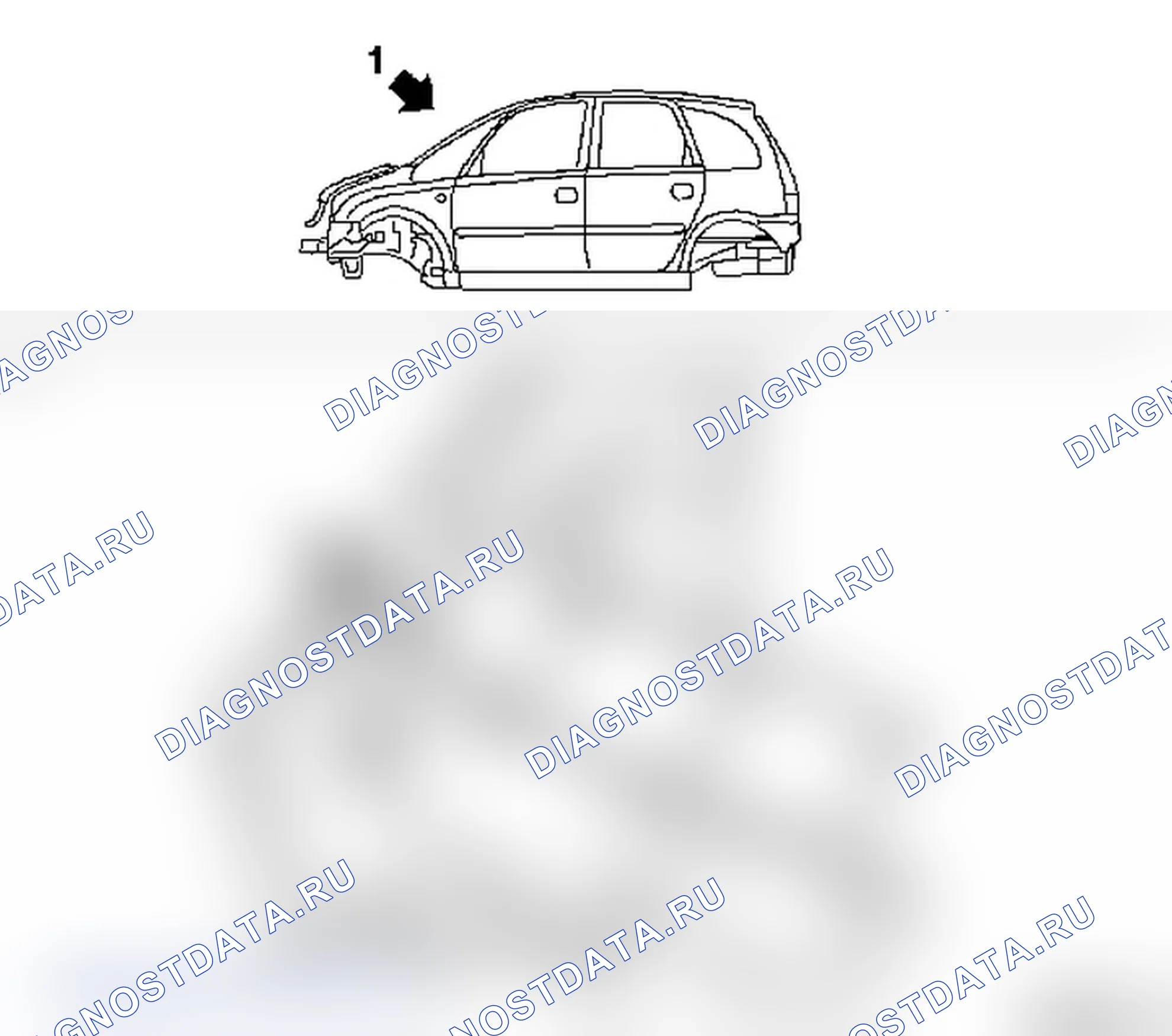 Противокоррозионные мероприятия Уплотнение шва. Opel Meriva A рестайлинг
