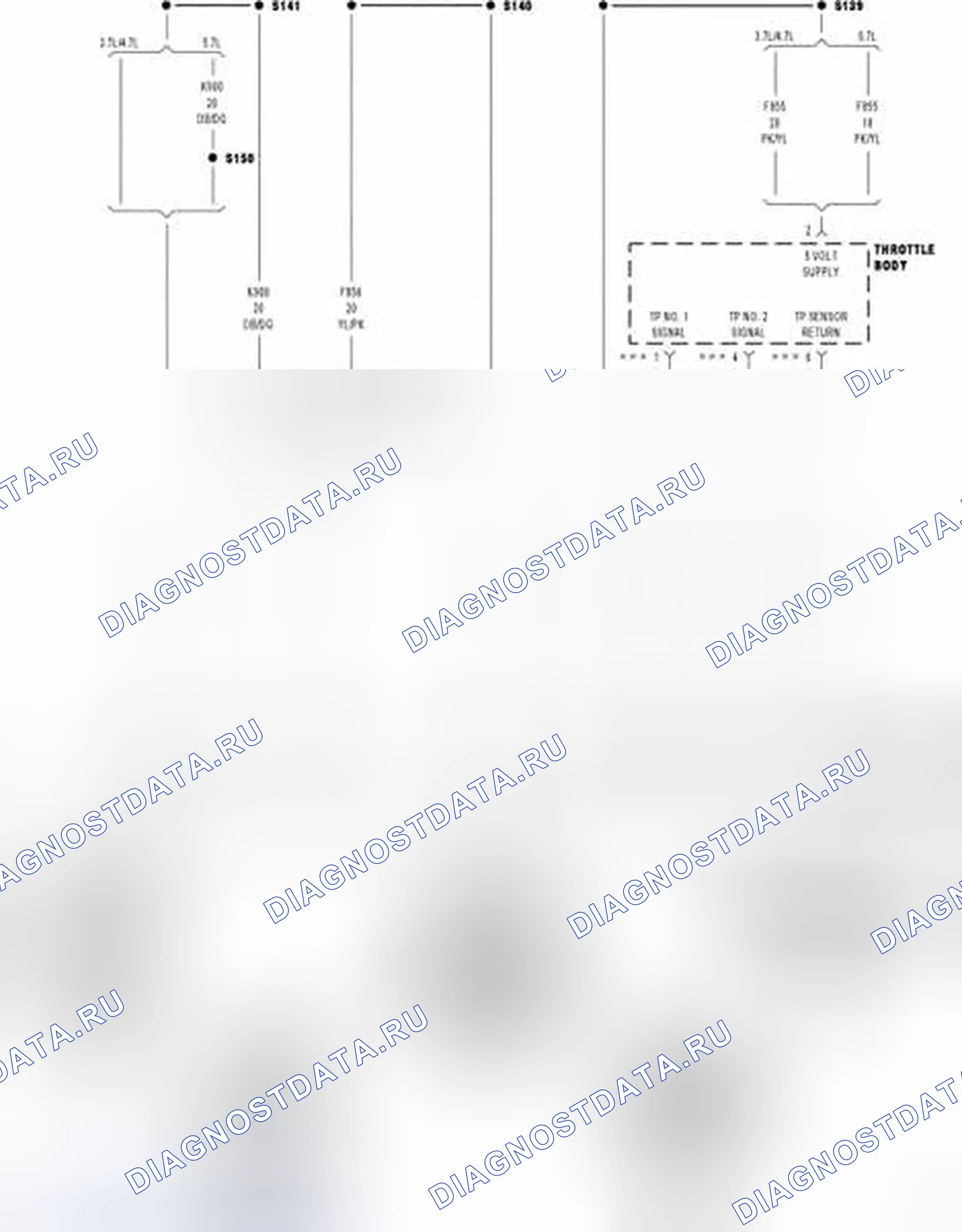 Рис. 563: Принципиальная схема. Jeep Commander I