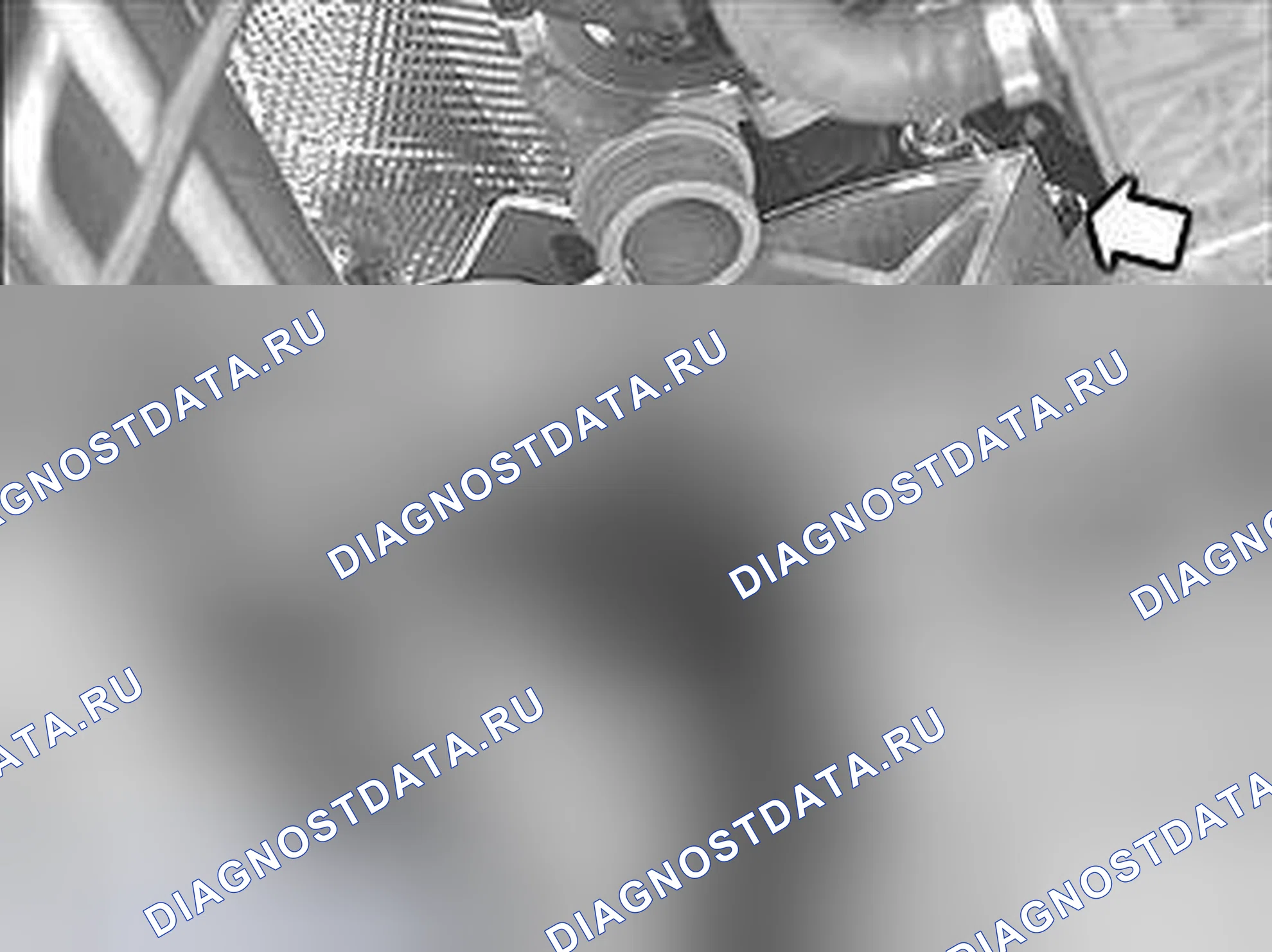 Рис. 2616: Снятие задней опоры двигателя. Volvo V70 II