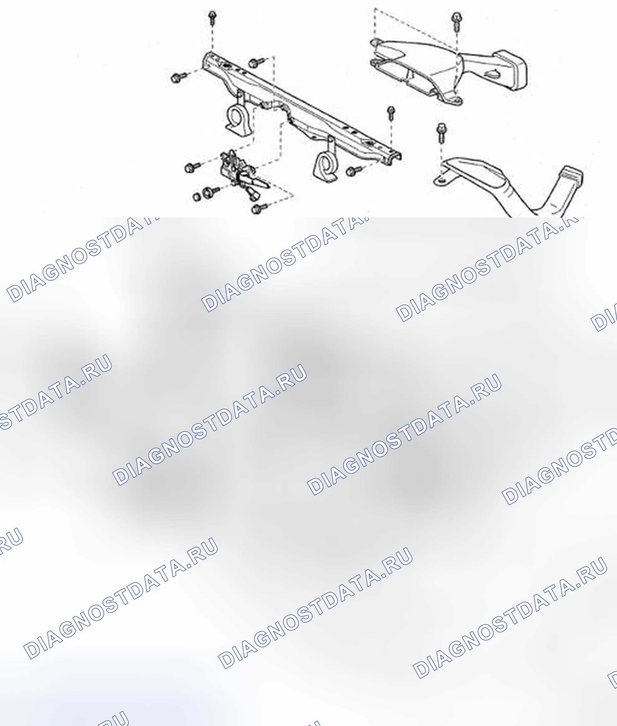 Рис. 6: КОМПОНЕНТЫ. Toyota Avalon XX30 рестайлинг