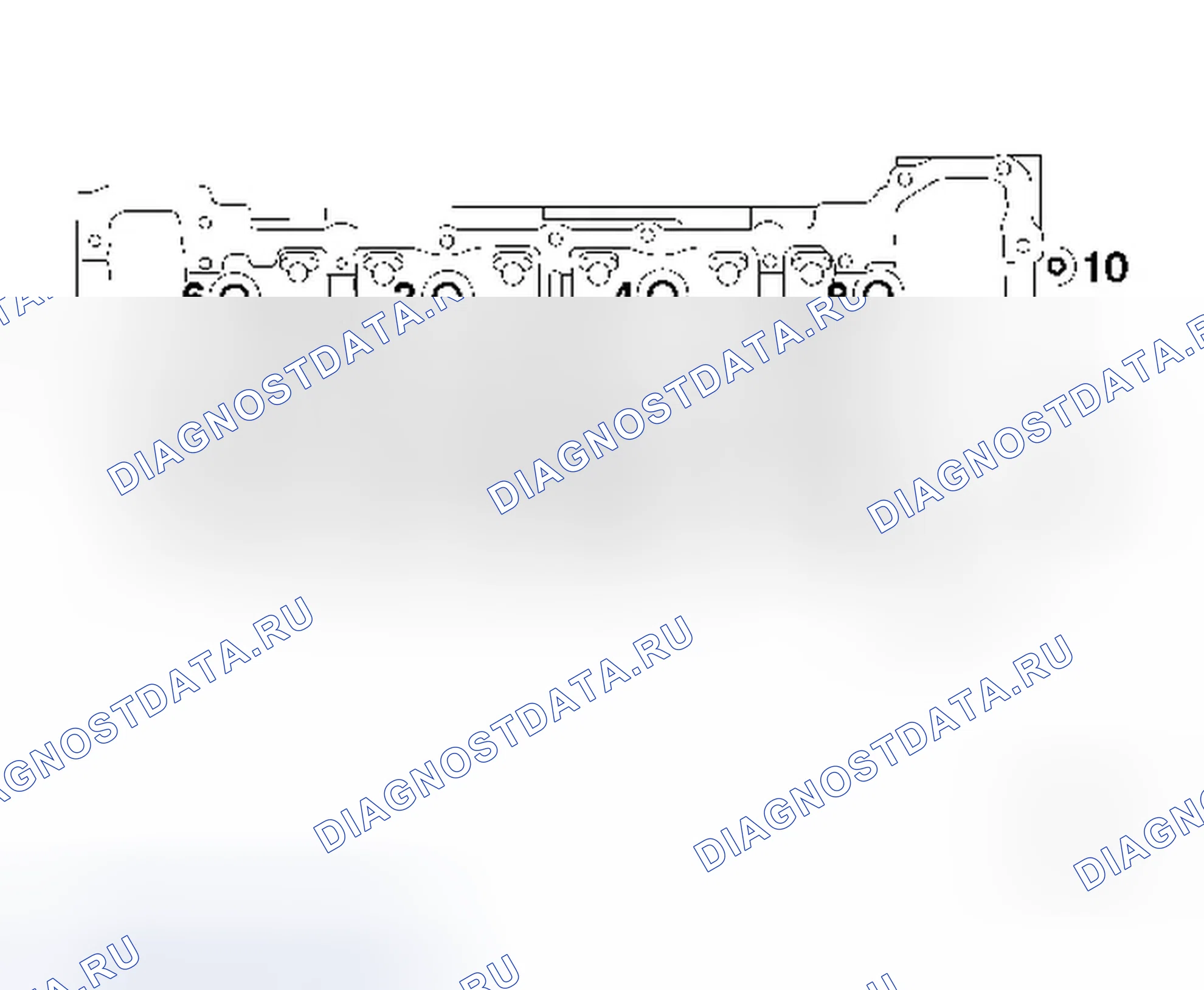 Рис. 652: ГОЛОВКА ЦИЛИНДРА - ПРАВАЯ. Jeep Grand Cherokee WK