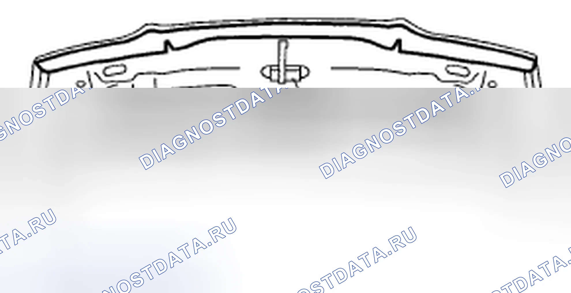 Рис. 26: УПЛОТНЕНИЕ ПЕРЕДНЕГО КАПОТА. Subaru Tribeca WX рестайлинг