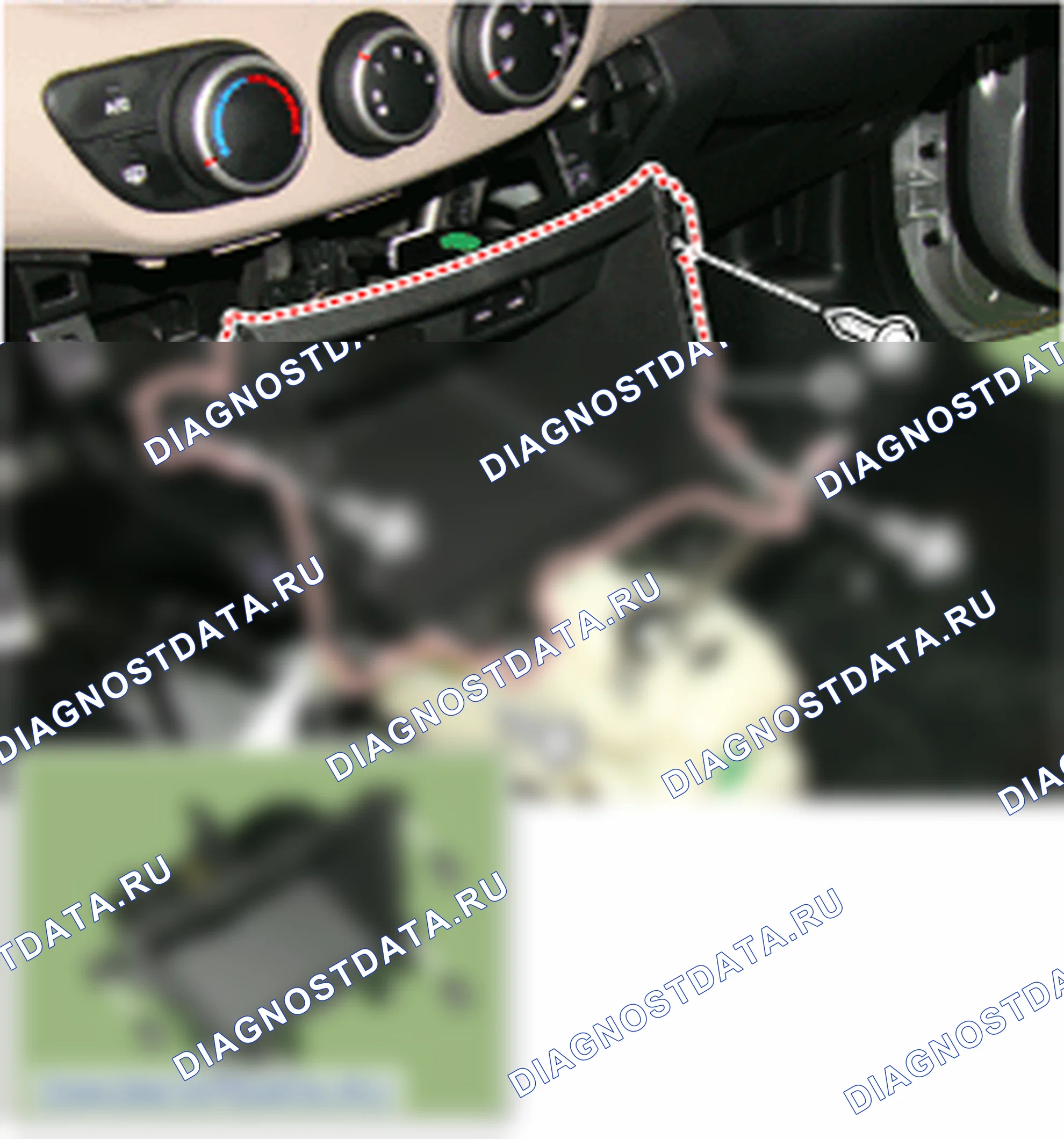 Снятие мультимедийного разъёма. Hyundai GRAND i10/Xcent BA