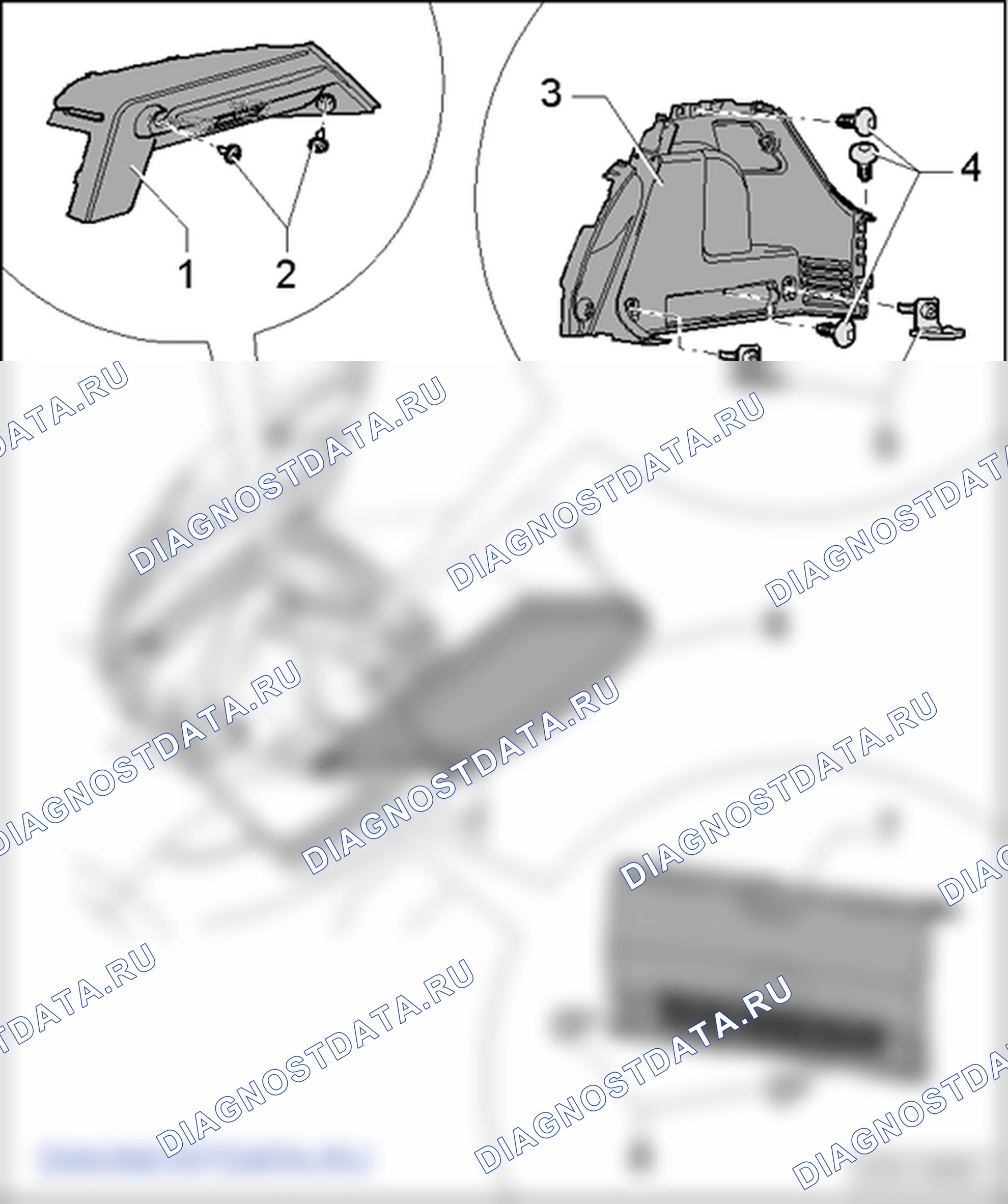 Обивка багажного отсека. SEAT Leon Ii