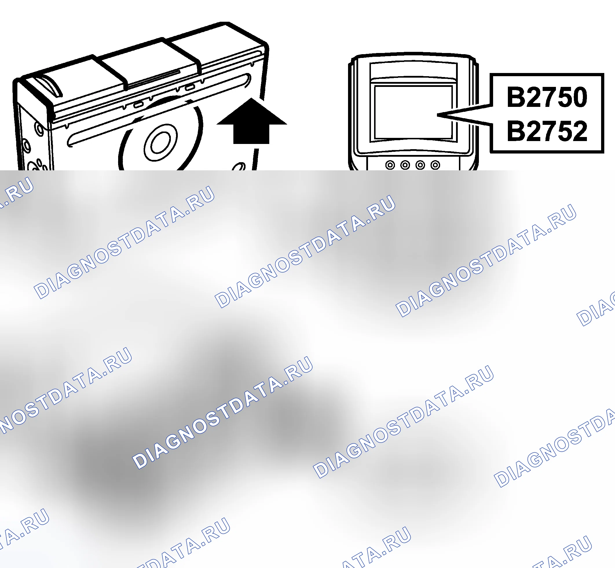 Рис. 5: расшифровка кода ошибки B2750, B2752: Механическая неисправность CD-плеера. Kia Picanto II рестайлинг