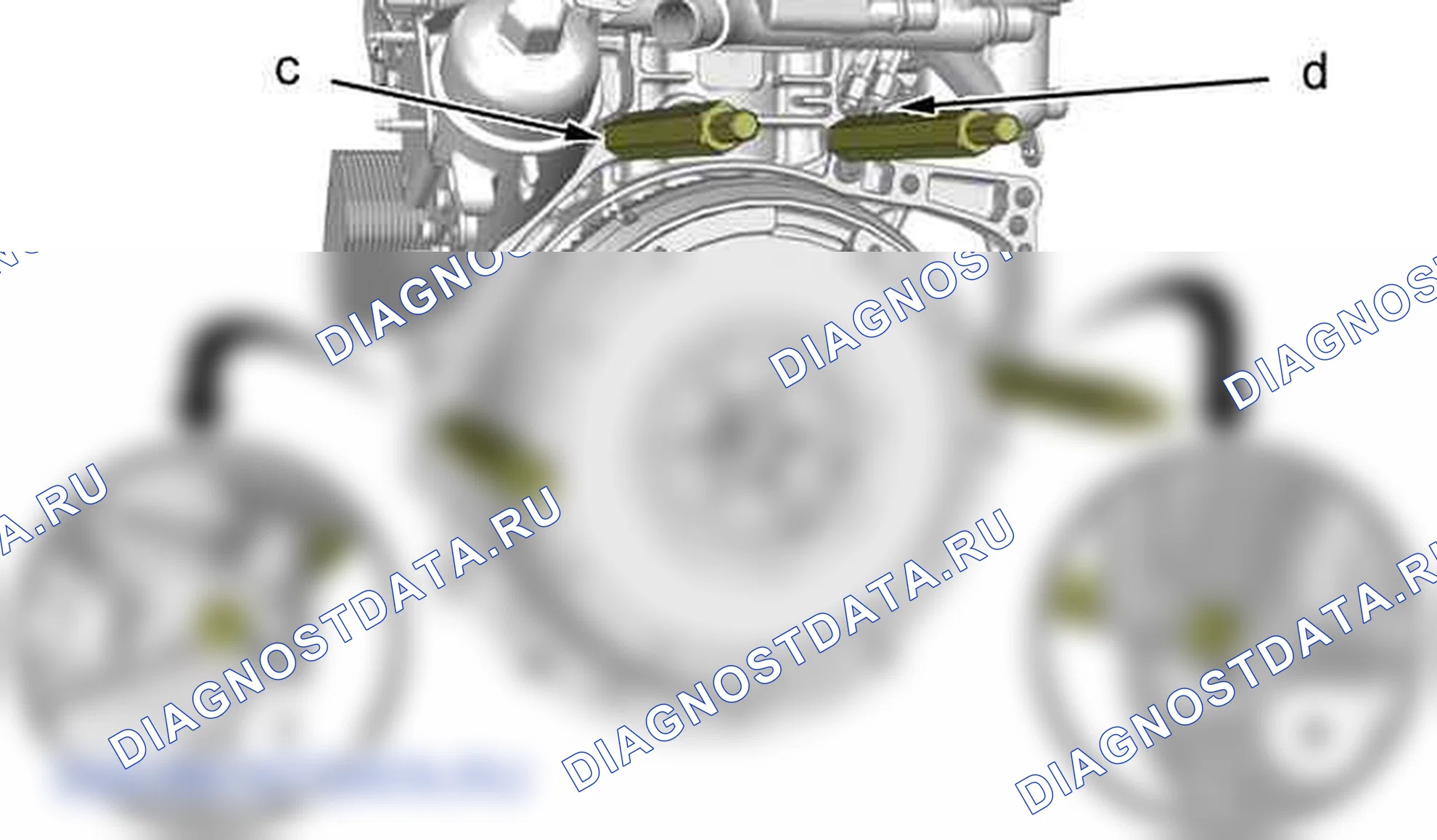 Установка: двигатель на подставке — b1bpstnd. Citroen C4 I