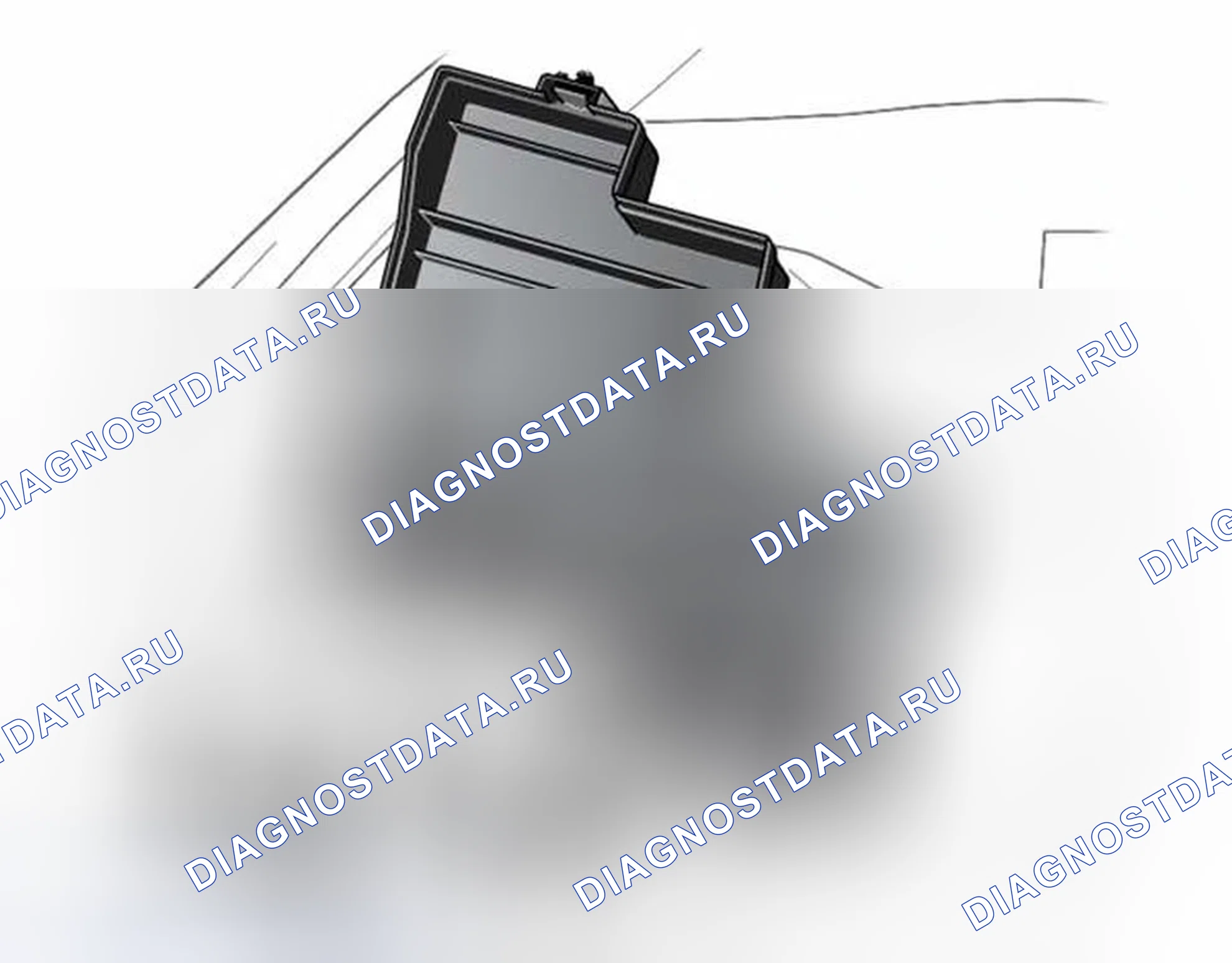 Рис. 2: МОТОРНЫЙ ОТСЕК. Jaguar S-type I рестайлинг