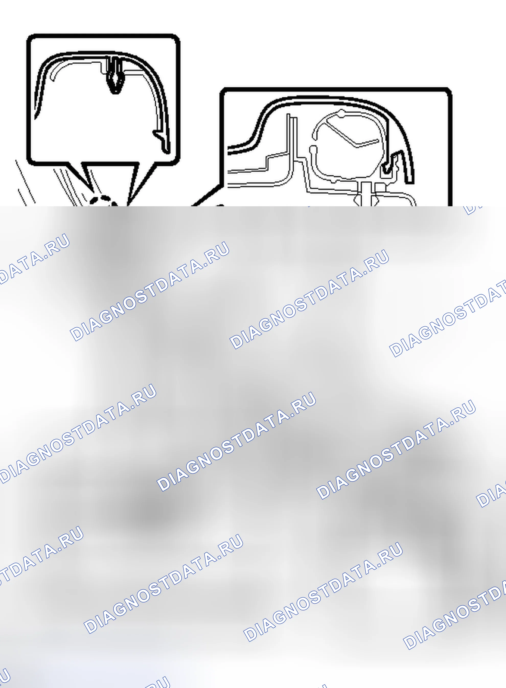 Рис. 12: ДЕМОНТАЖ. Toyota Avalon XX30 рестайлинг 2