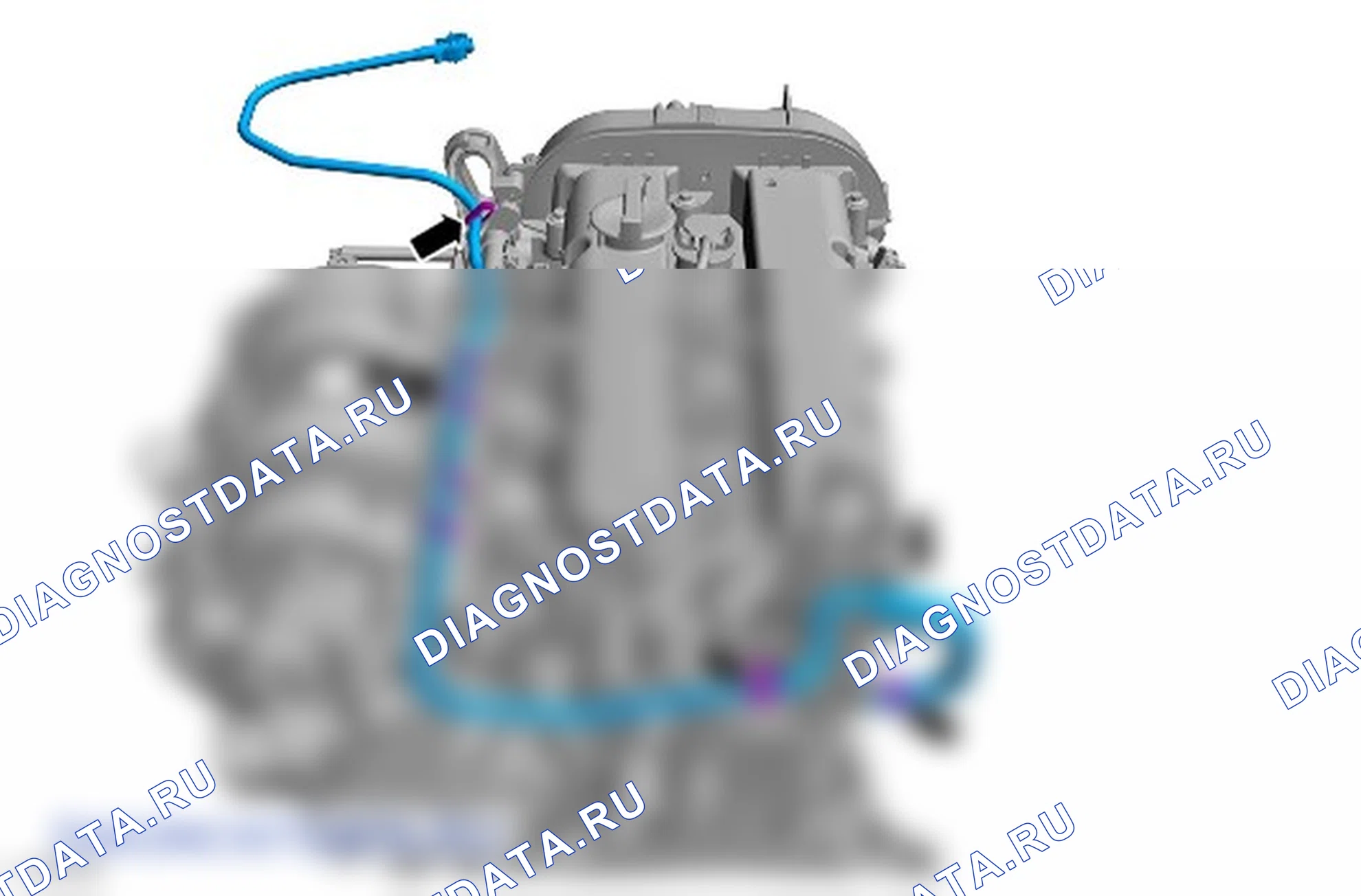 Как снять присоединяемые детали двигателя. Ford B-MAX I