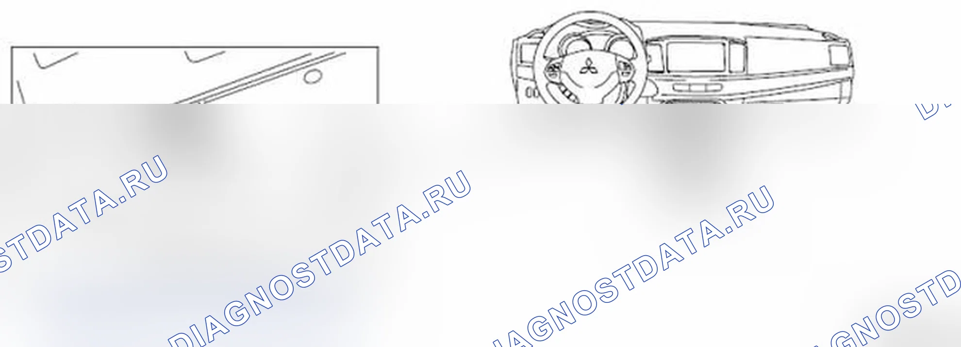 Рис. 42: ИНСПЕКЦИОННЫЙ ТЕРМИНАЛ. Mitsubishi Lancer Ralliart X рестайлинг