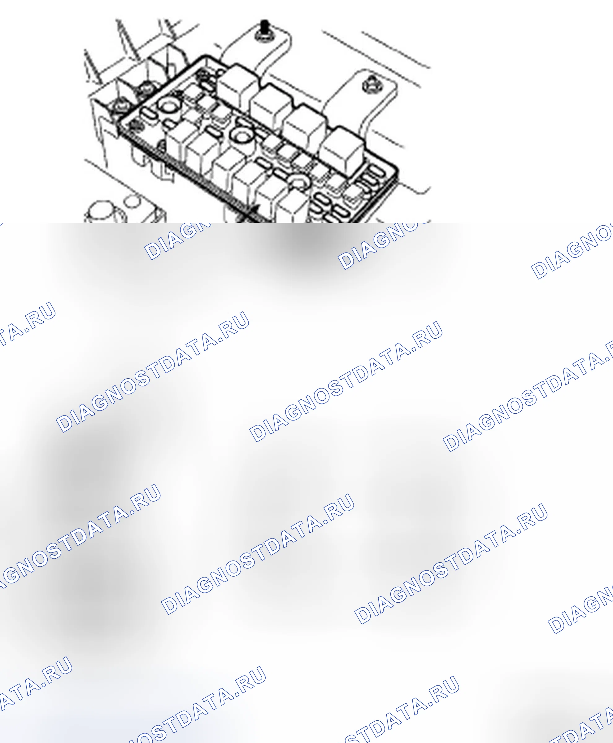 Рис. 19: РЕЛЕ ПЕРЕДНЕЙ ПРОТИВОТУМАННОЙ ФАРЫ. Hyundai Azera I