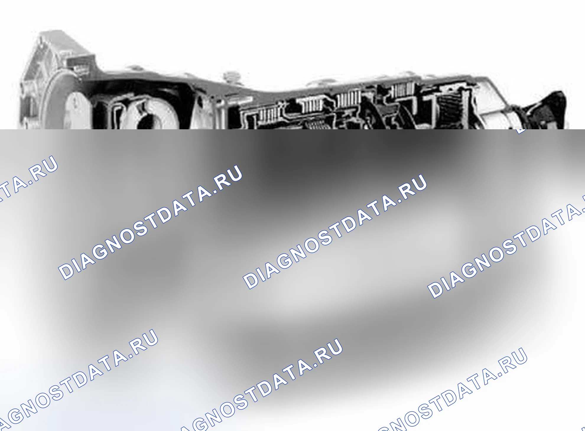 Рис. 300: АВТОМАТИЧЕСКАЯ КОРОБКА ПЕРЕДАЧ 6-скорость. BMW X5 E53 рестайлинг