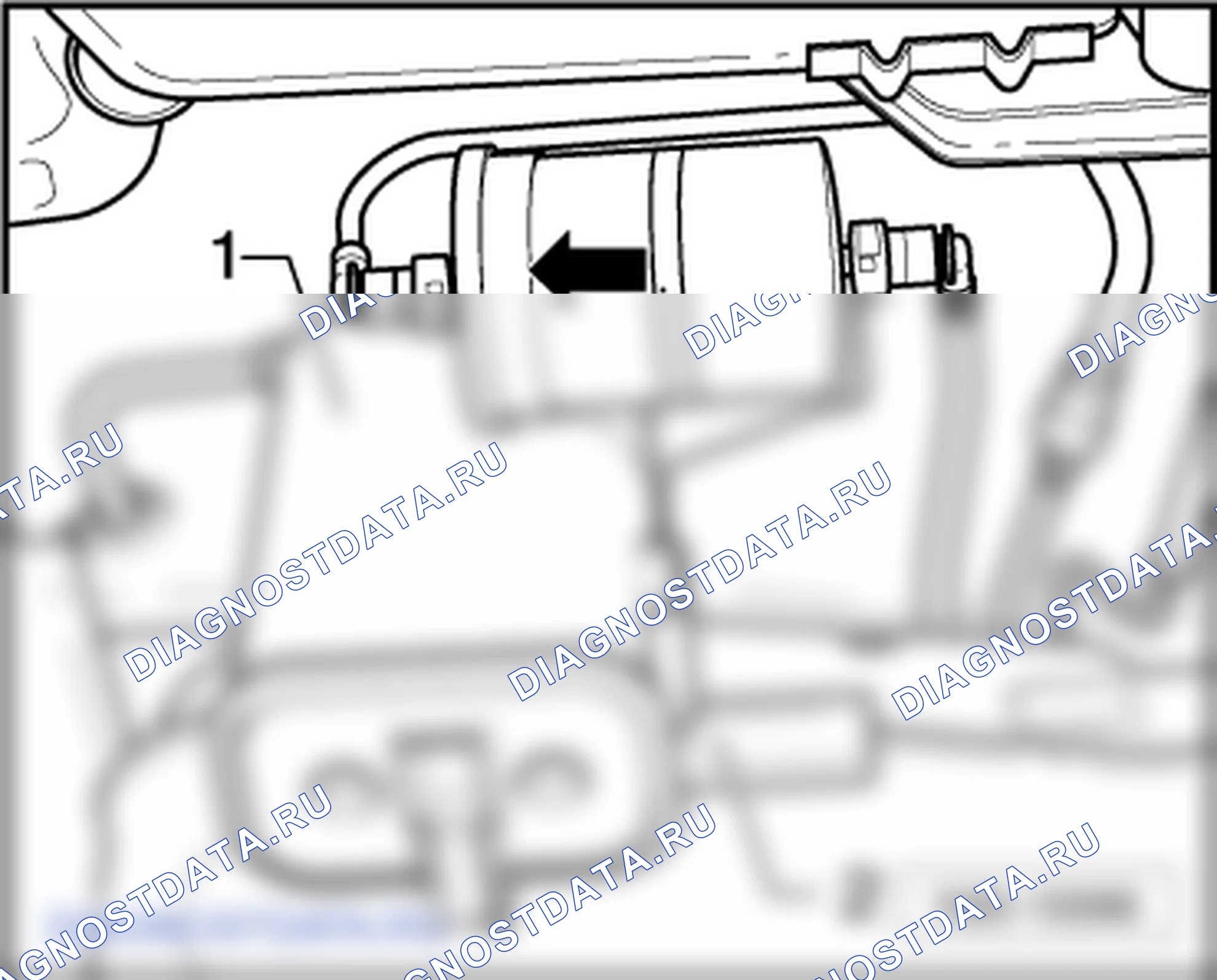 Система улавливания паров топлива. Volkswagen Transporter T5
