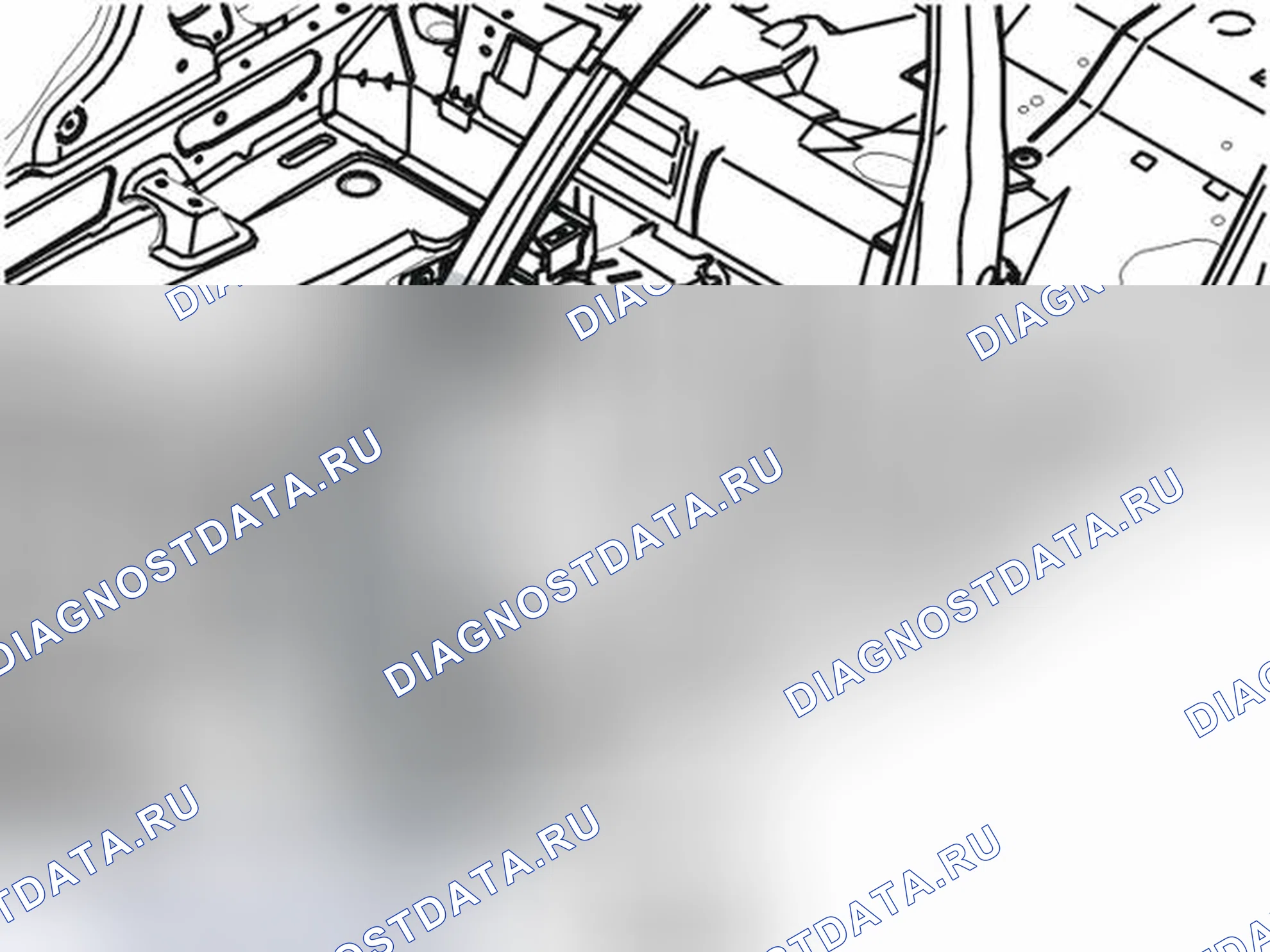 Рис. 105: УСТАНОВКА А-ОБРАЗНОЙ АРМАТУРЫ. Volvo V50 I рестайлинг