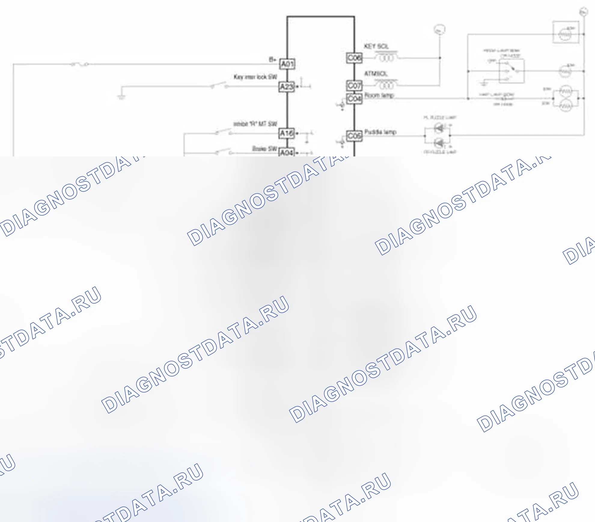 Рис. 5: Принципиальная схема. Hyundai Elantra V