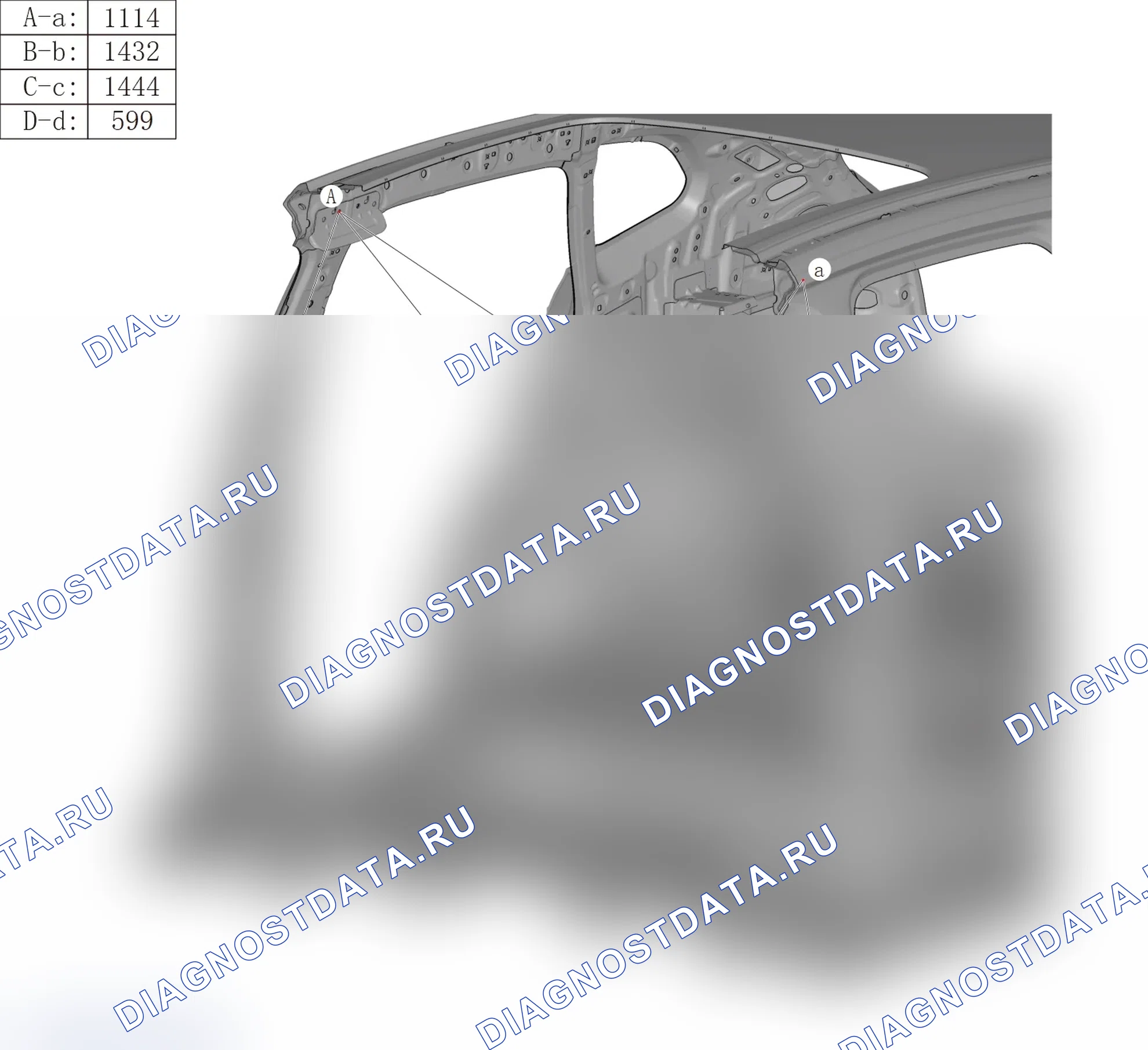 Поперечное сечение кузова — Haval Jolion. Haval Jolion I