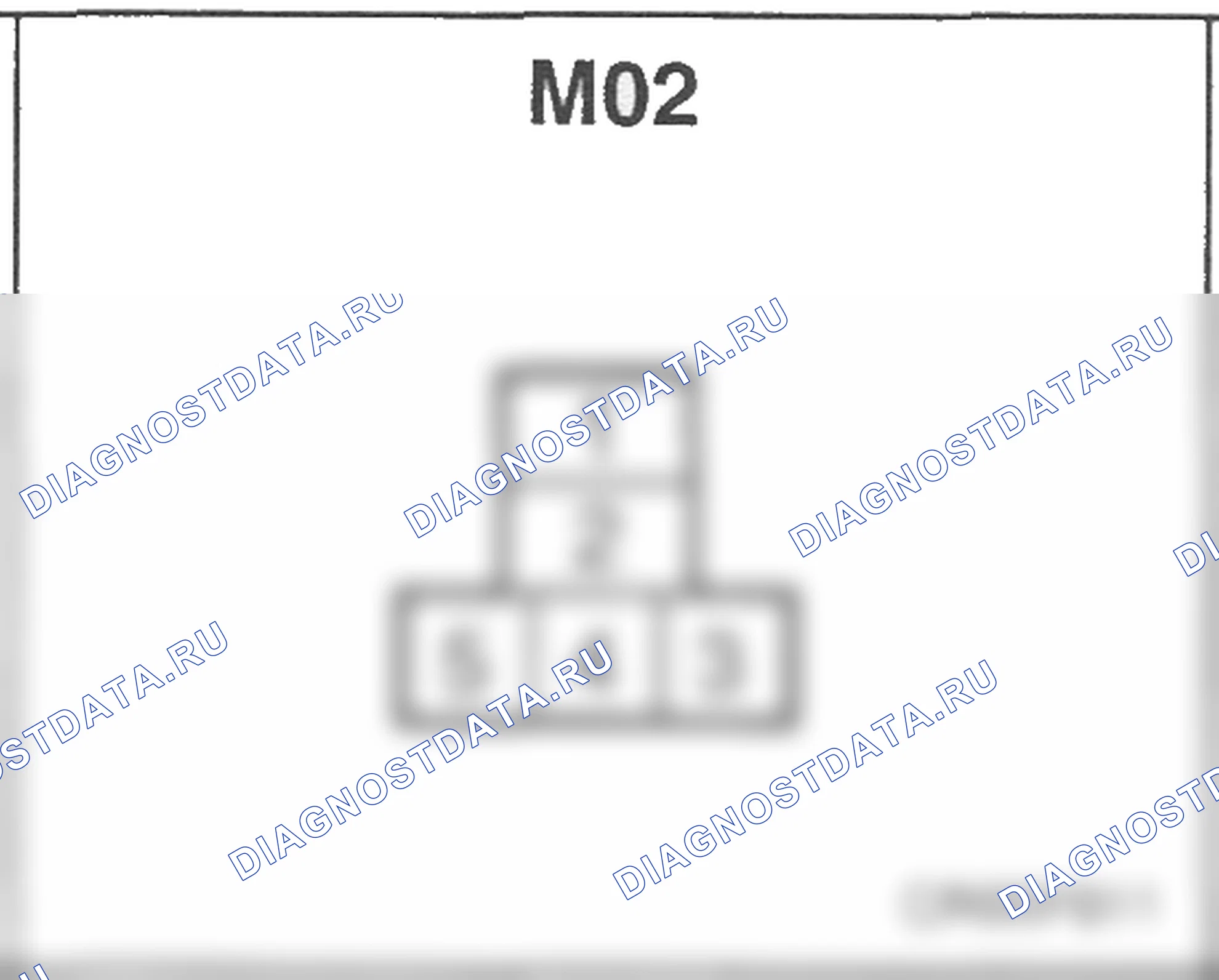 Распиновка разъёма M02 — основного жгута. Hyundai Atos MX