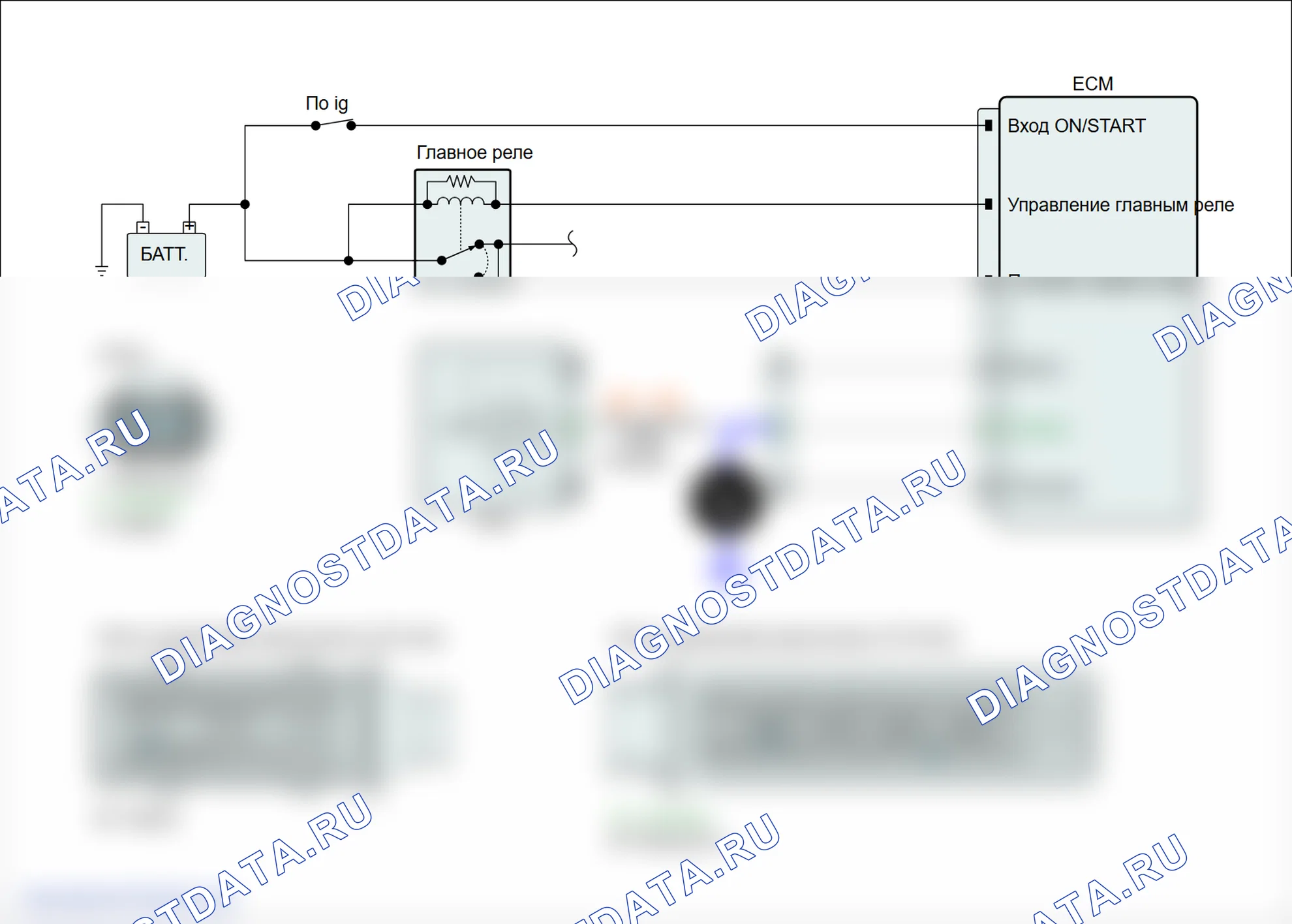 P0192: низкий уровень сигнала цепи датчика давления топливной рейки. Hyundai Genesis BH