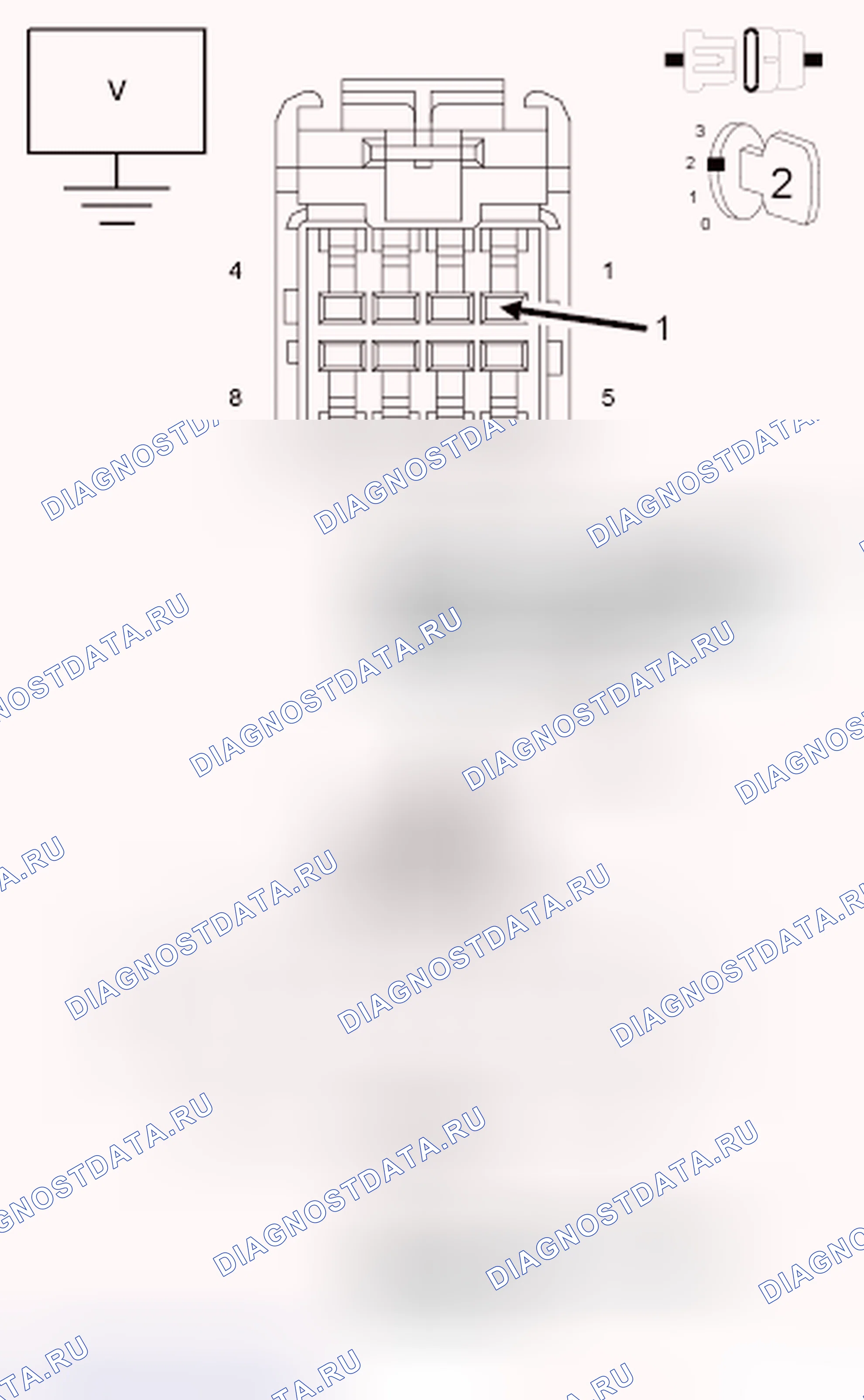 Рис. 79: ДИАГНОСТИЧЕСКИЙ ТЕСТ. Dodge Grand Caravan V
