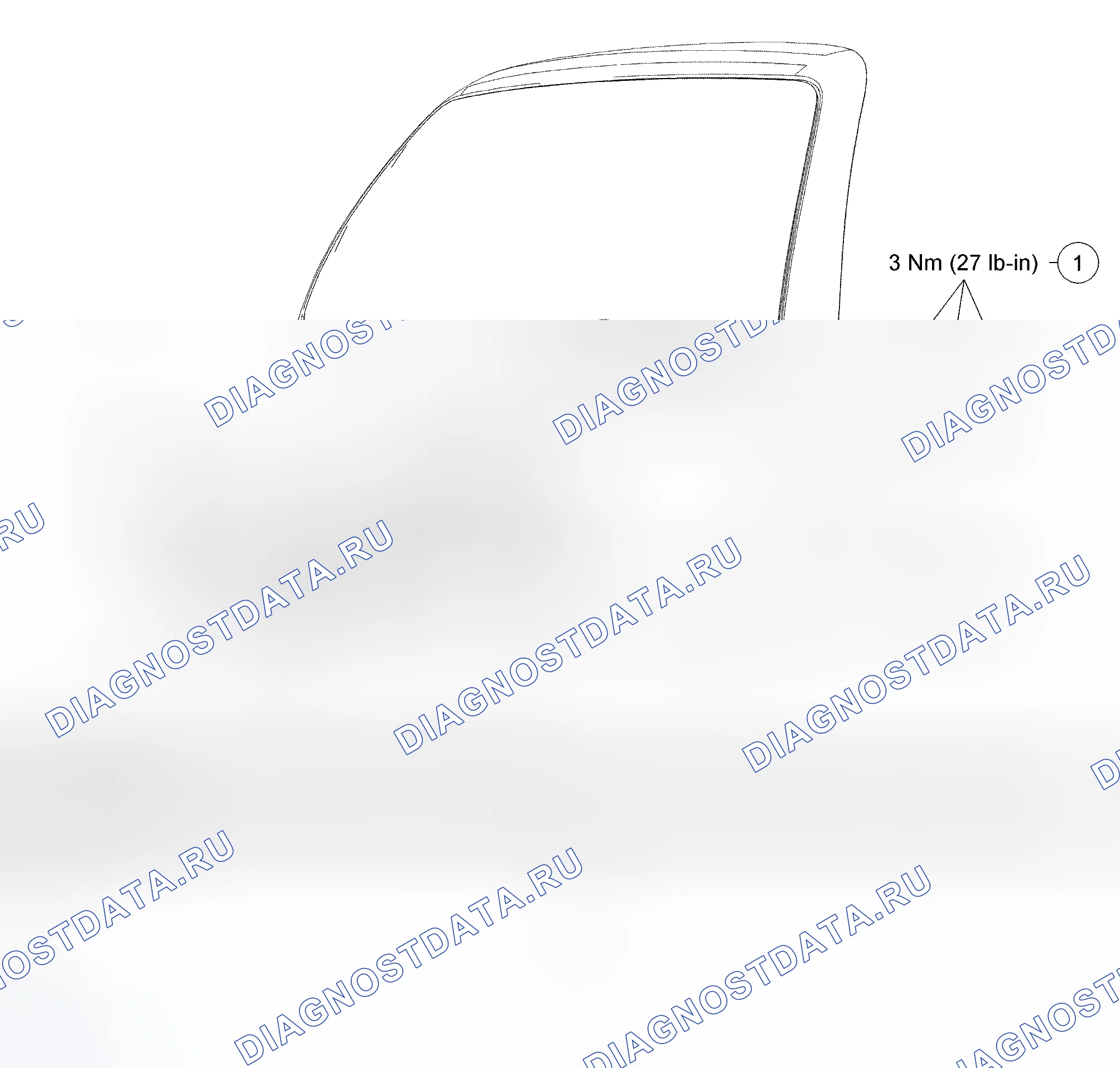 Рис. 9: Корпус номерного знака. Hyundai Mistra I рестайлинг