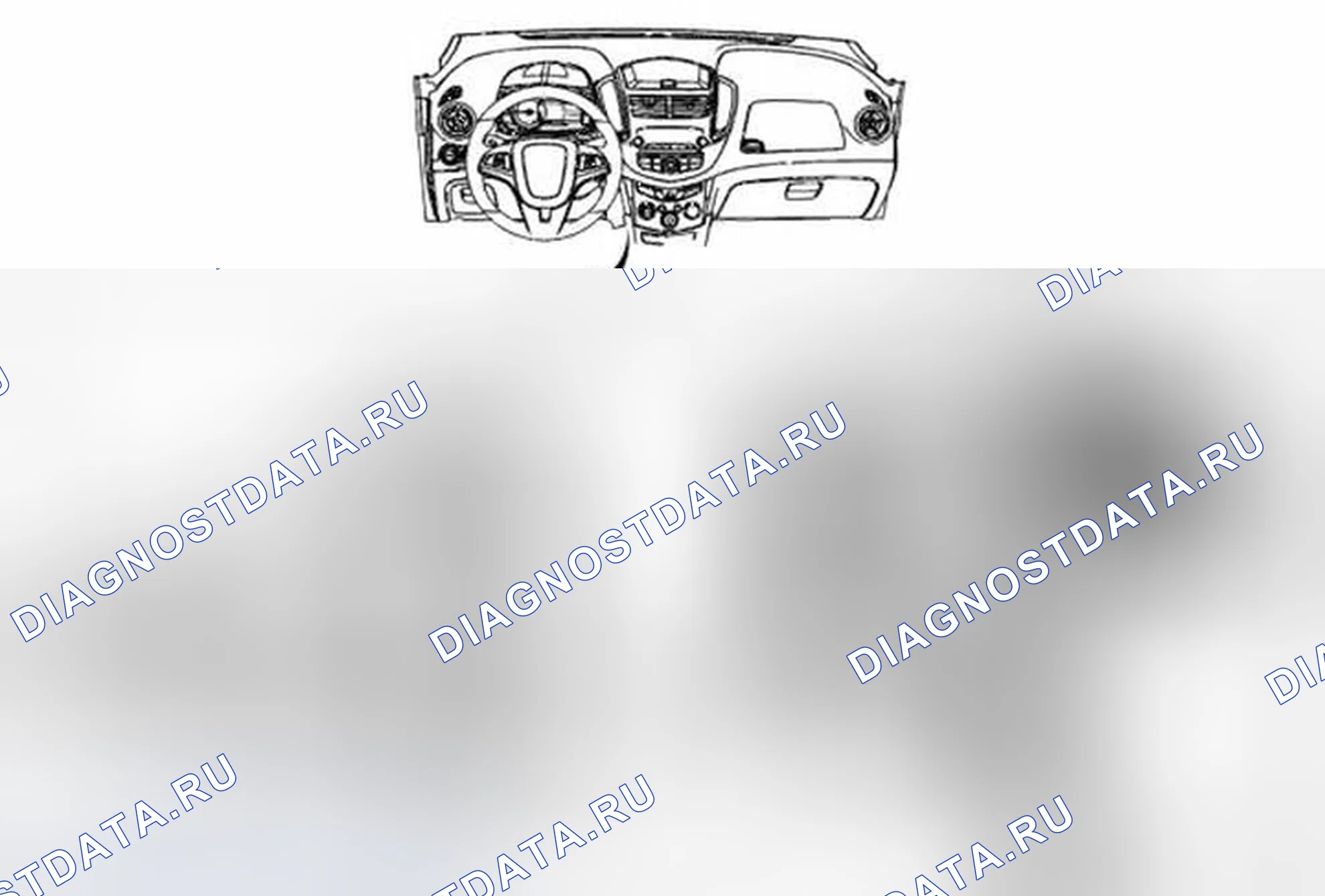 Рис. 12: Замена кабеля управления режимами (C60). Buick Encore I