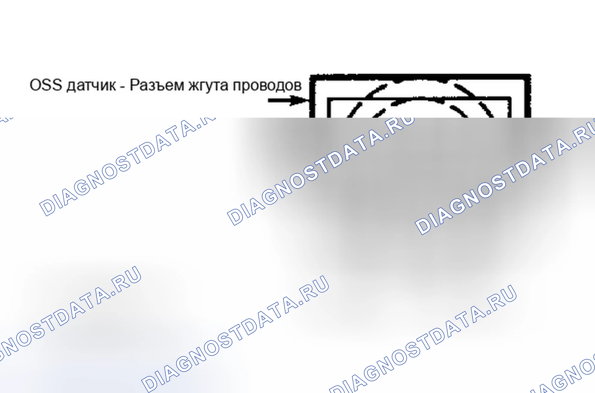 Рис. 89: ИСПЫТАНИЕ F: ДАТЧИК ЧАСТОТЫ ВРАЩЕНИЯ ВЫХОДНОГО ВАЛА (OSS). Ford Explorer II
