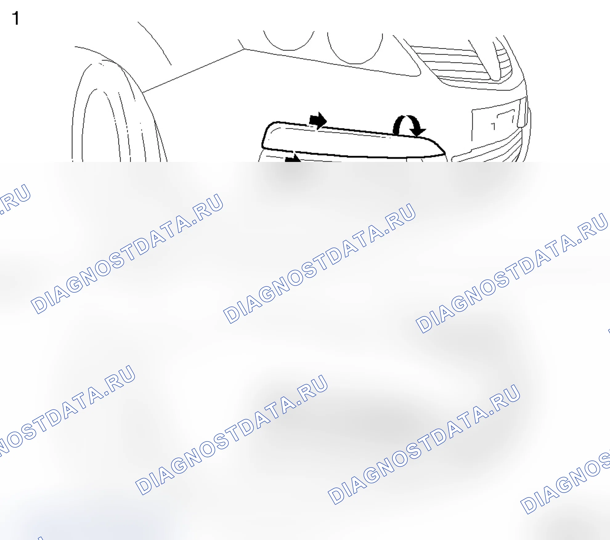 Передняя буксирная проушина. Opel Zafira B
