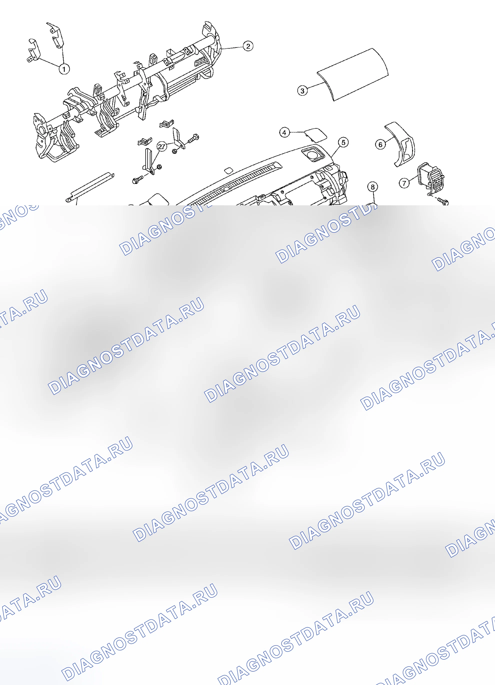 Рис. 88: ПРИБОРНАЯ ПАНЕЛЬ. Honda Odyssey I