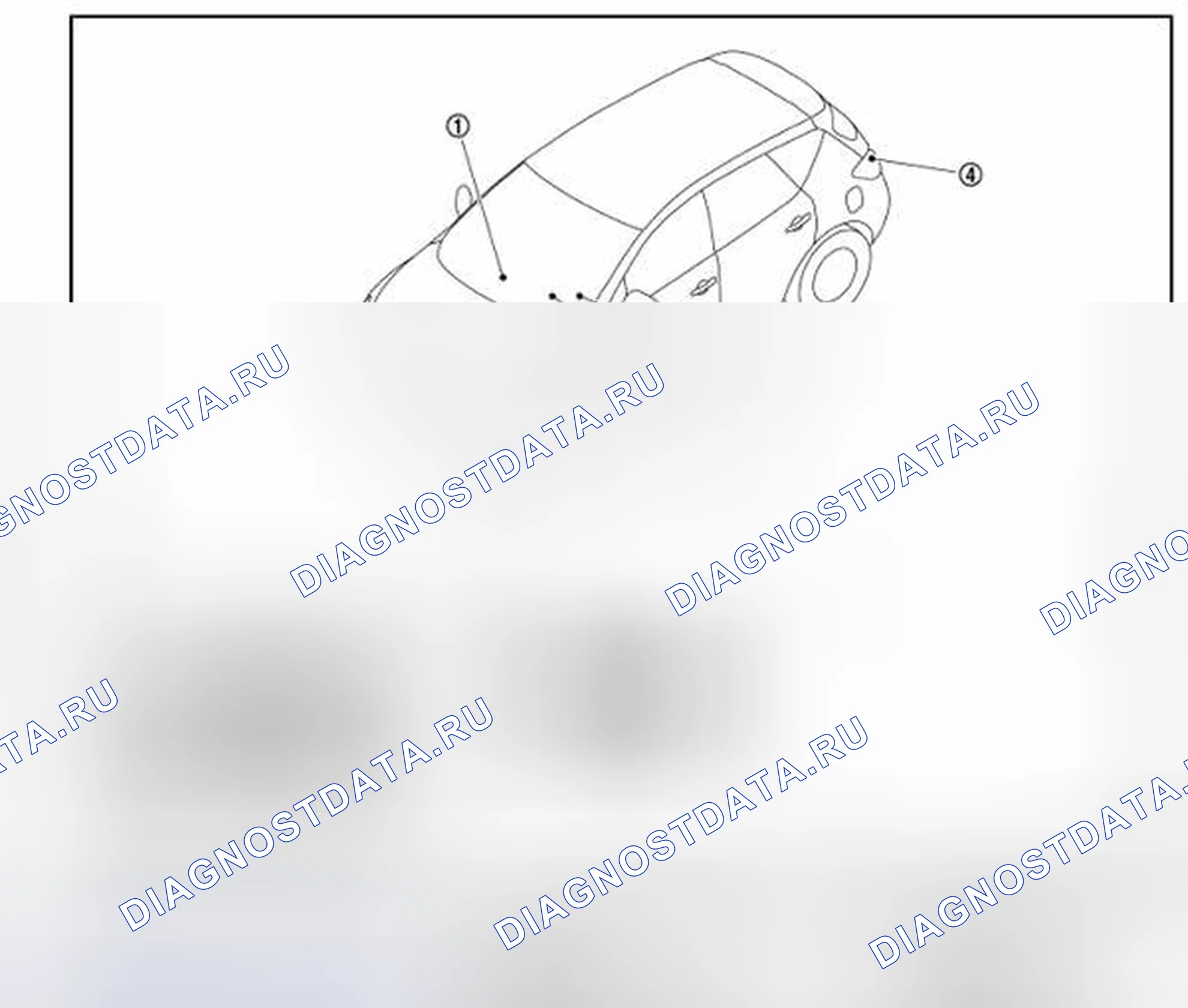 Рис. 6: Расположение компонентов. Nissan Murano Z51 рестайлинг 2