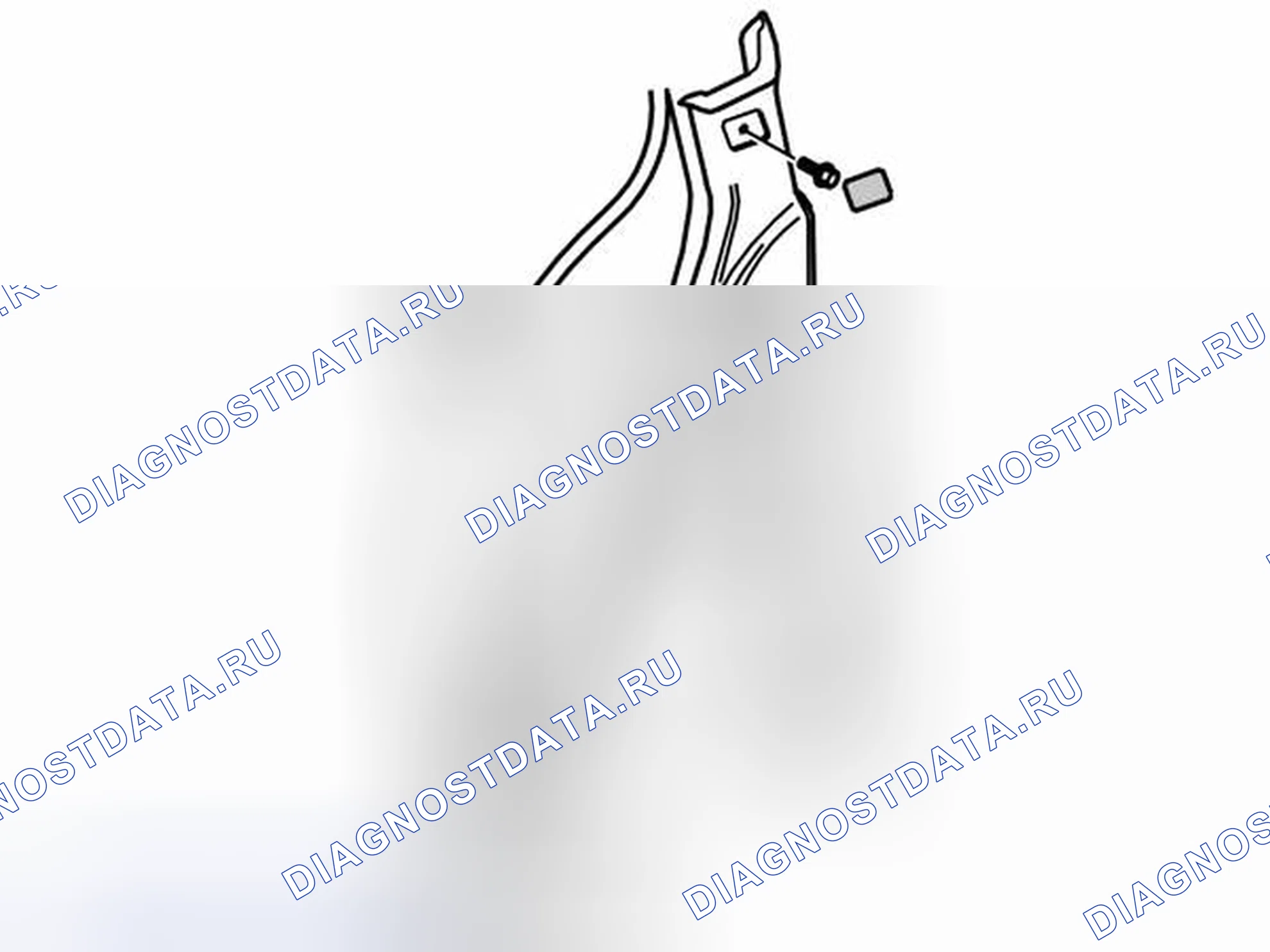 Рис. 92: ДЕМОНТАЖ ПАНЕЛИ C-POST. Volvo S40 II
