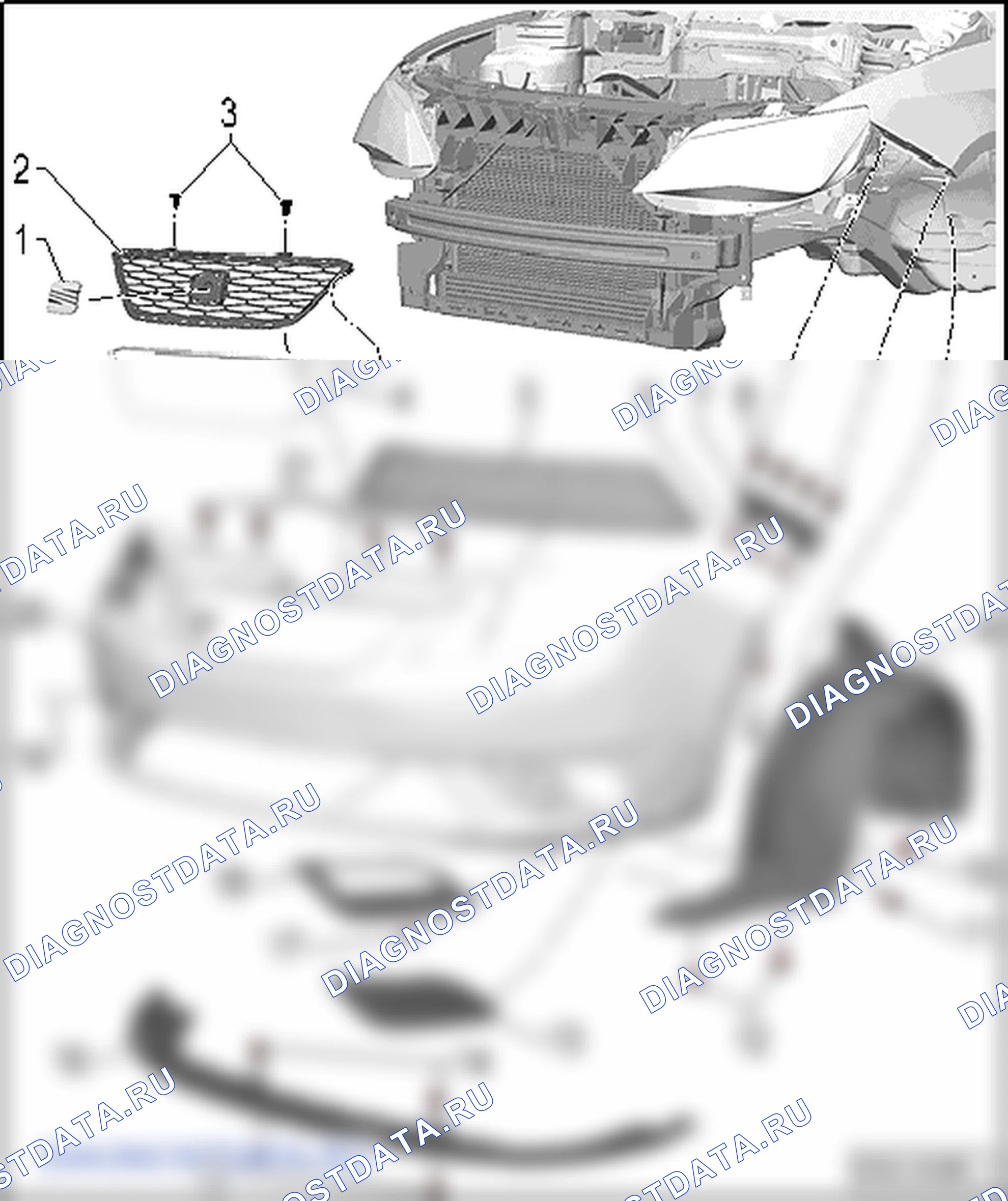 Облицовка переднего бампера.. SEAT Ibiza IV