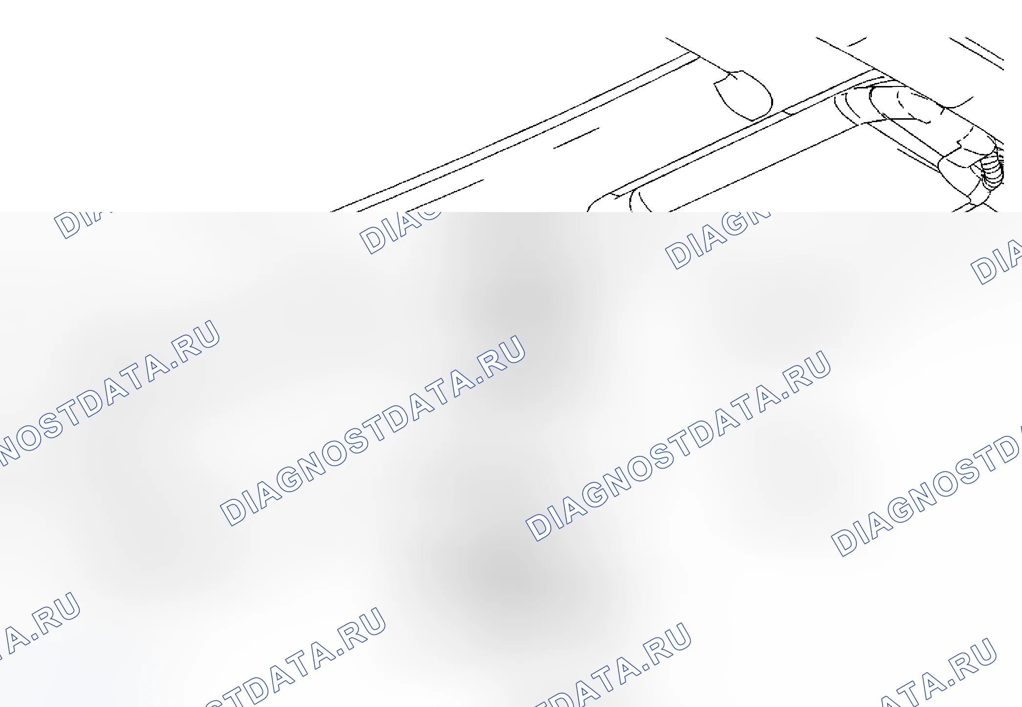 Рис. 13: Замена микрофона мобильного телефона (с люком). Chevrolet HHR I