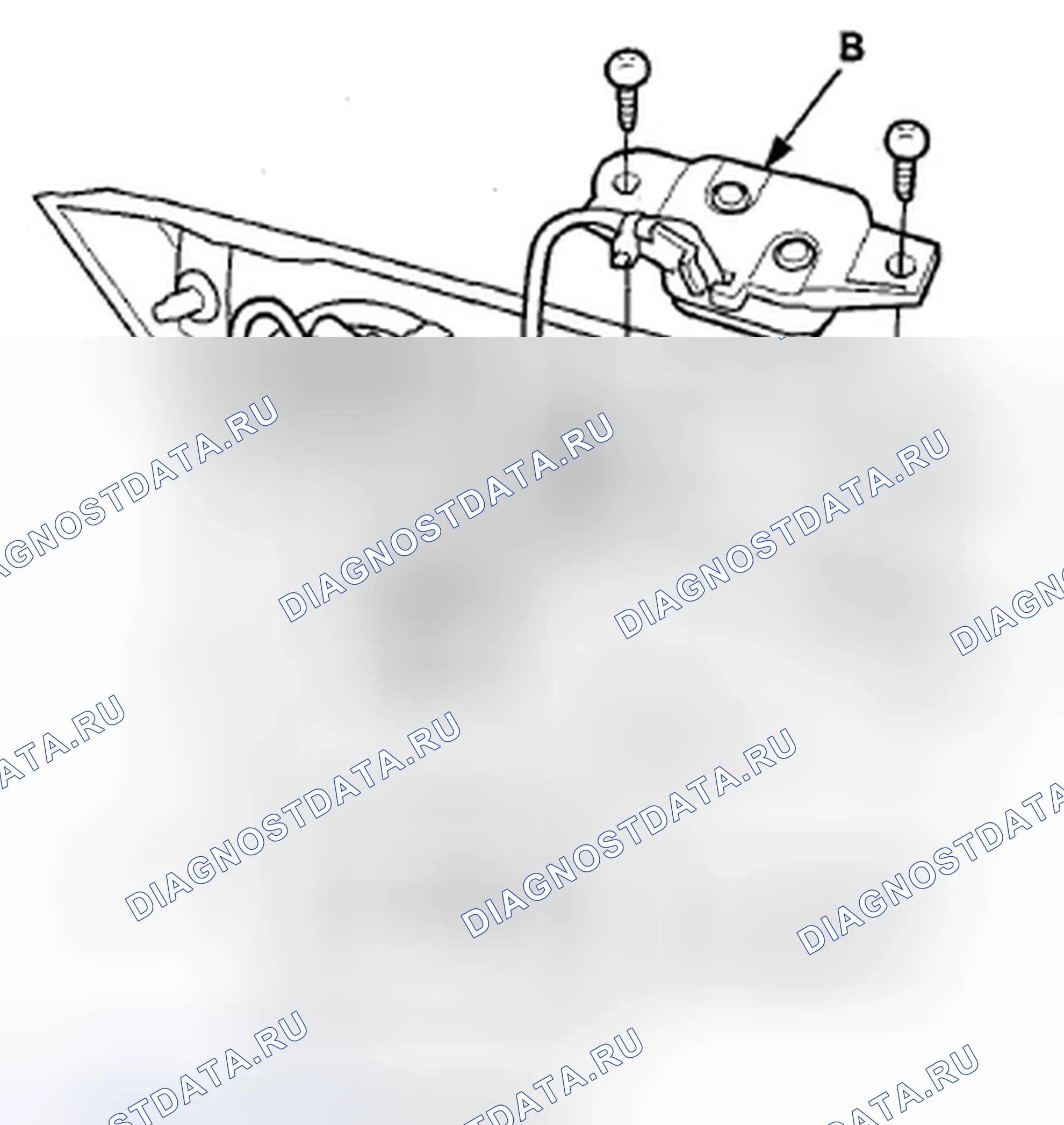 Рис. 147: Испытание/замена переключателя блокировки двери багажника. Acura ZDX I