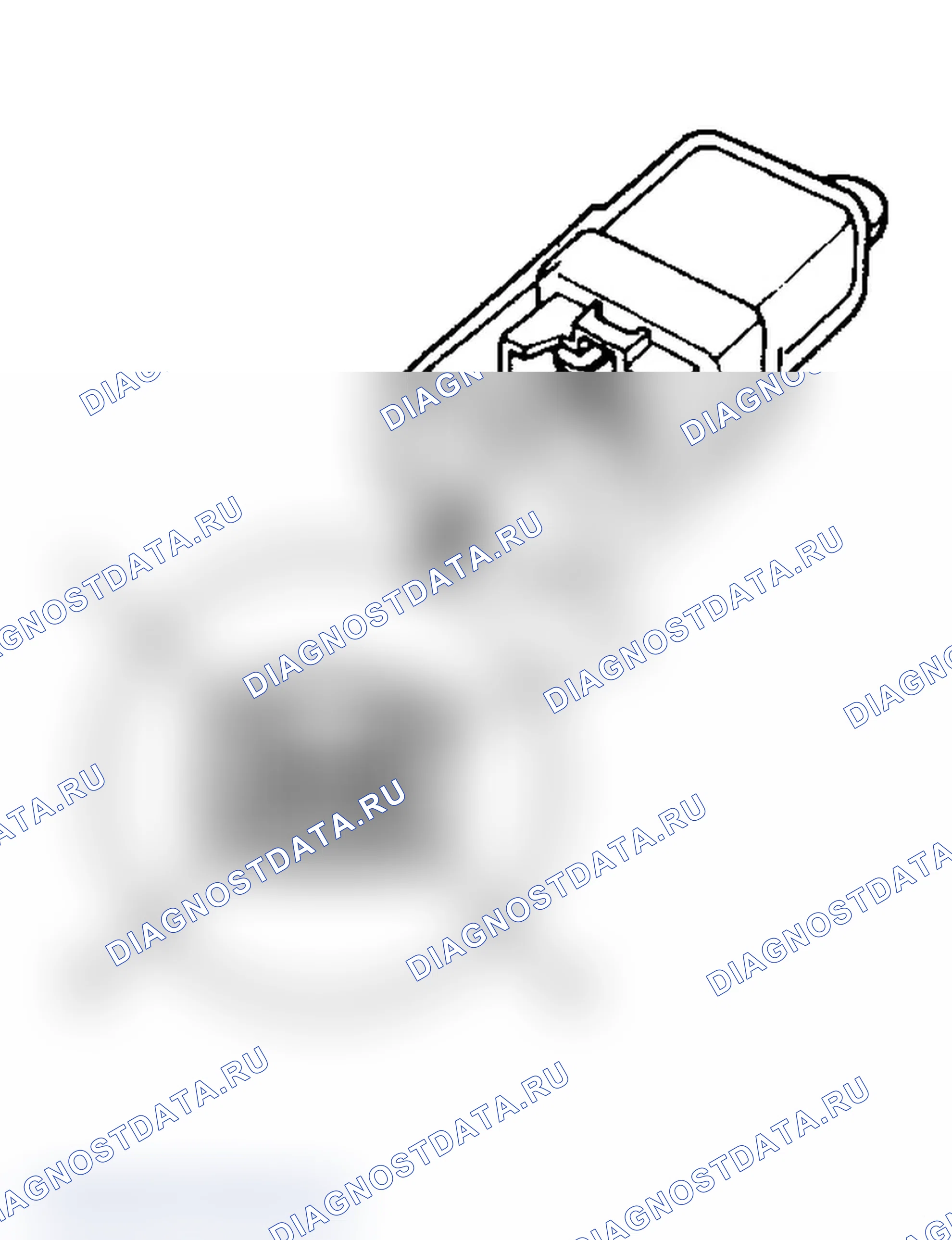 Рис. 12: ИСПЫТАНИЕ ДВИГАТЕЛЯ НАСОСА ABS И ОТКАЗОБЕЗОПАСНОГО РЕЛЕ. Acura Integra III