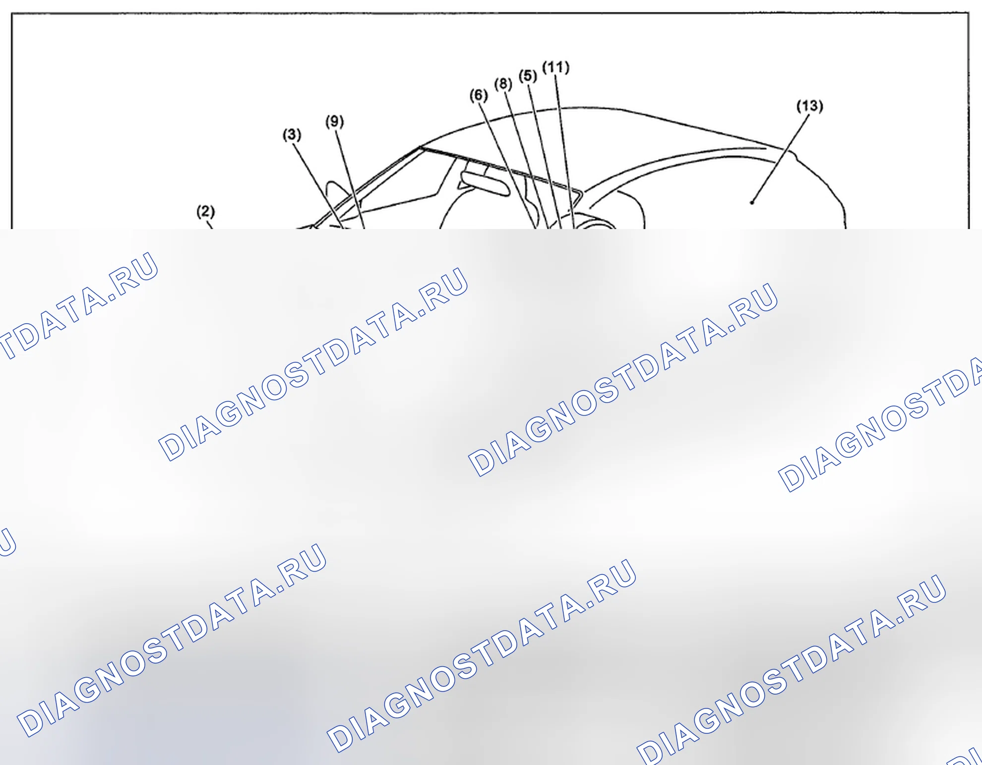 Рис. 361: РАСПОЛОЖЕНИЕ. Subaru Impreza GH