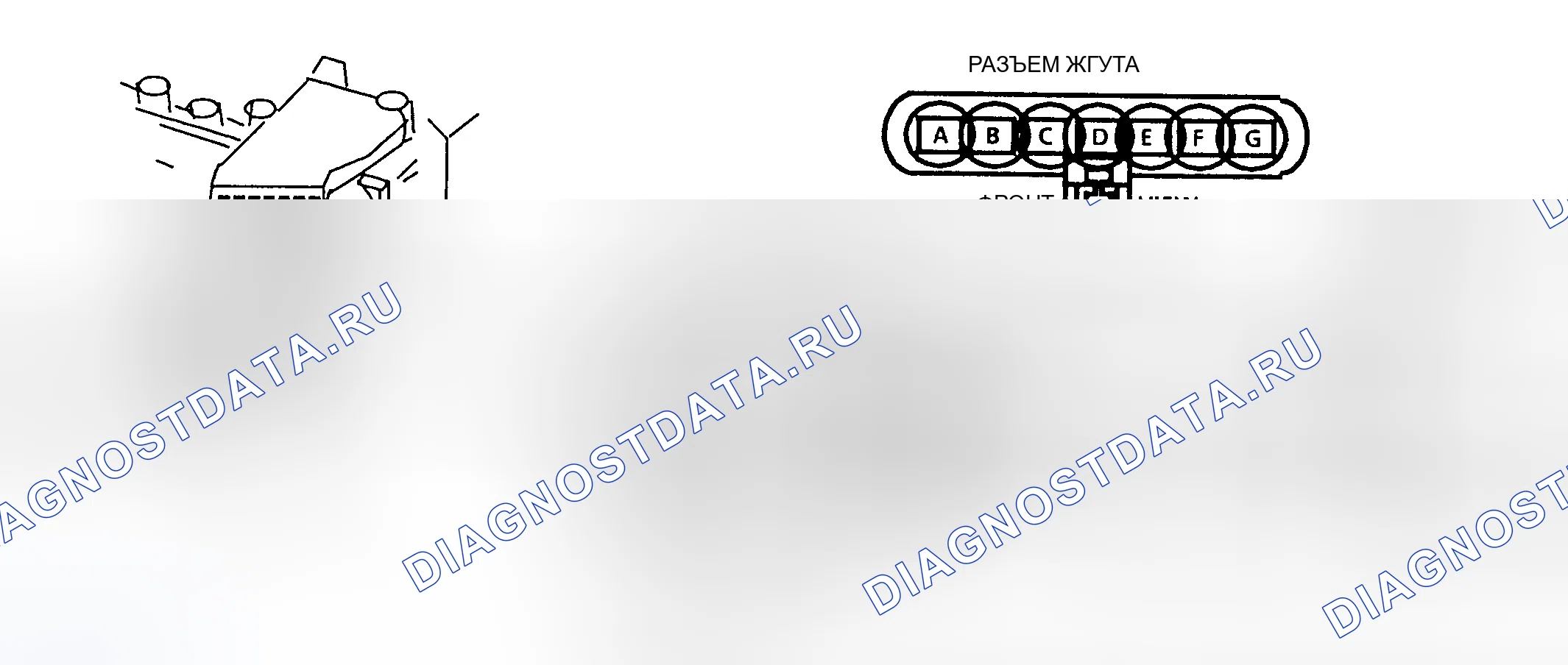 Рис. 187: Диаграмма C1A Схематическое изображение, парковый/нейтральный Кв (J-образный корпус). Chevrolet Camaro III рестайлинг