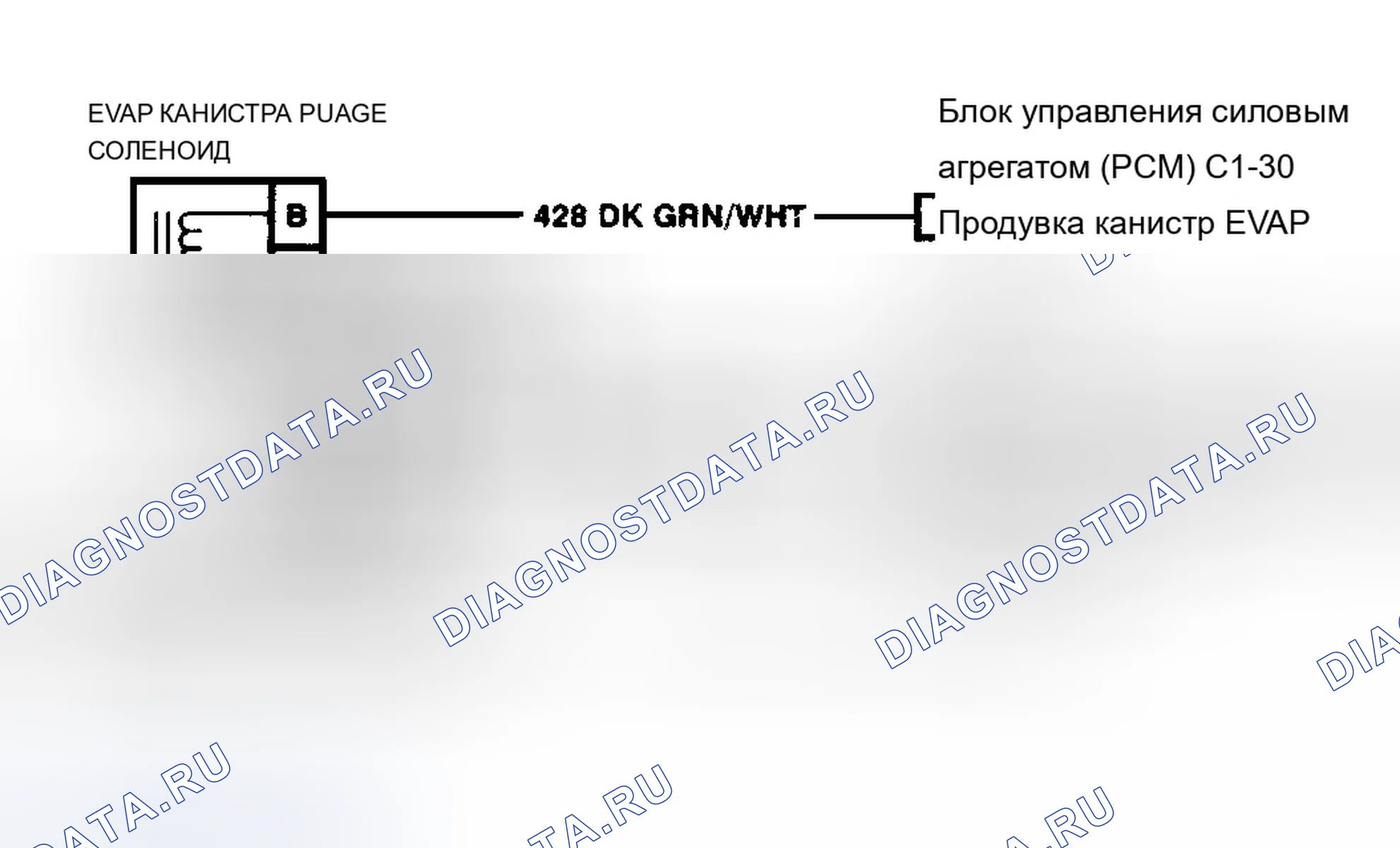 Рис. 11: Схема расшифровка кода ошибки P0441. Buick Riviera VIII