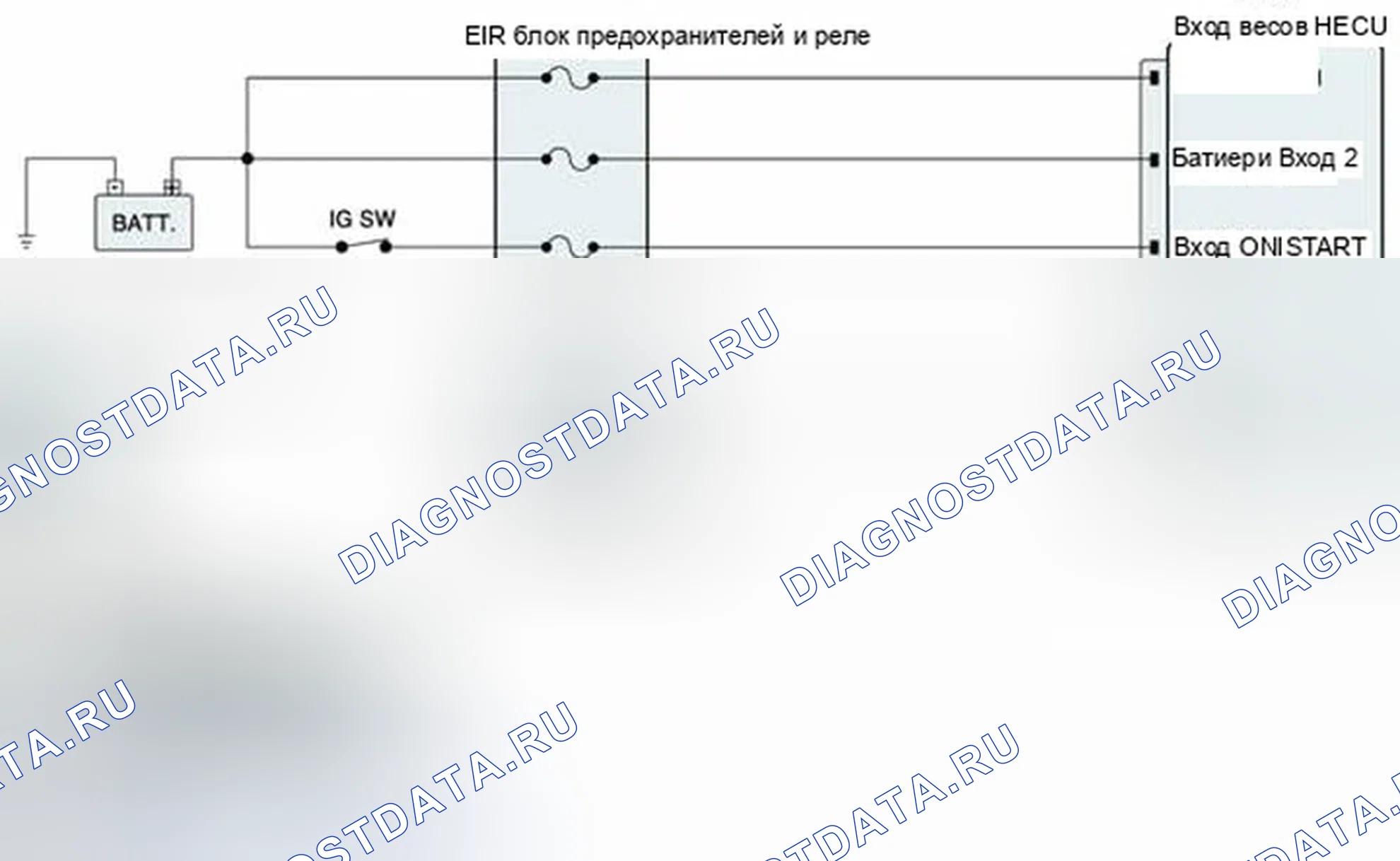 Рис. 69: Схема диагностической цепи. Hyundai Elantra V