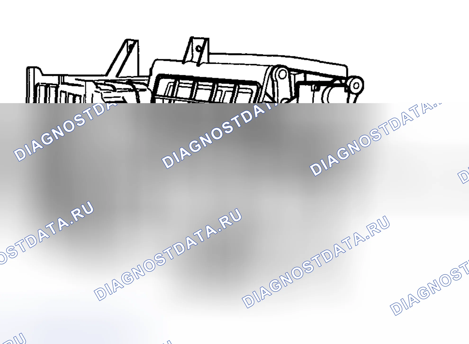Рис. 89: ПРИВОД ПЕРЕКЛЮЧЕНИЯ РЕЦИРКУЛЯЦИИ СВЕЖЕГО ВОЗДУХА. Hyundai Santa Fe I