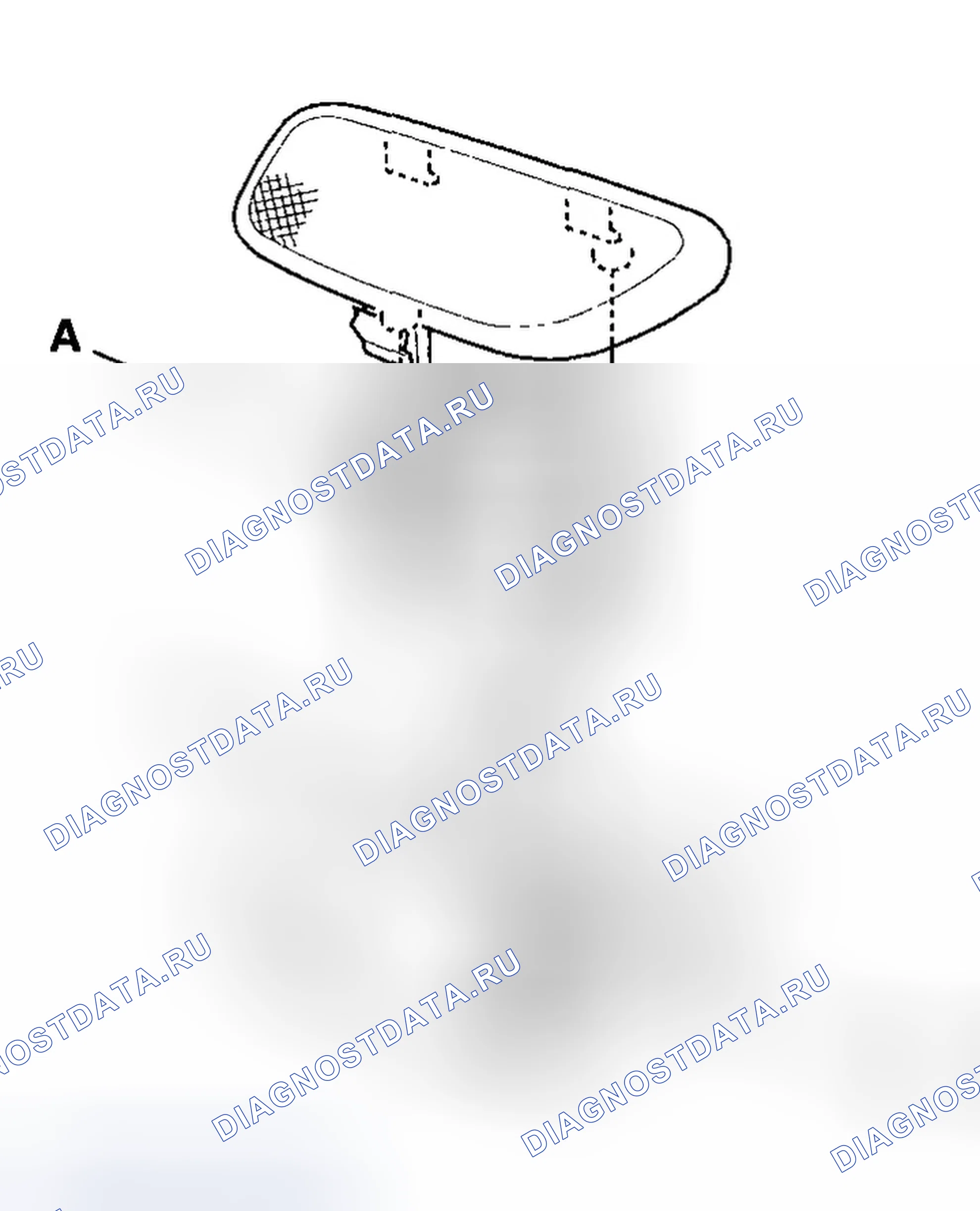 Рис. 73: Tweeter (кроме модели Lx). Honda Pilot I