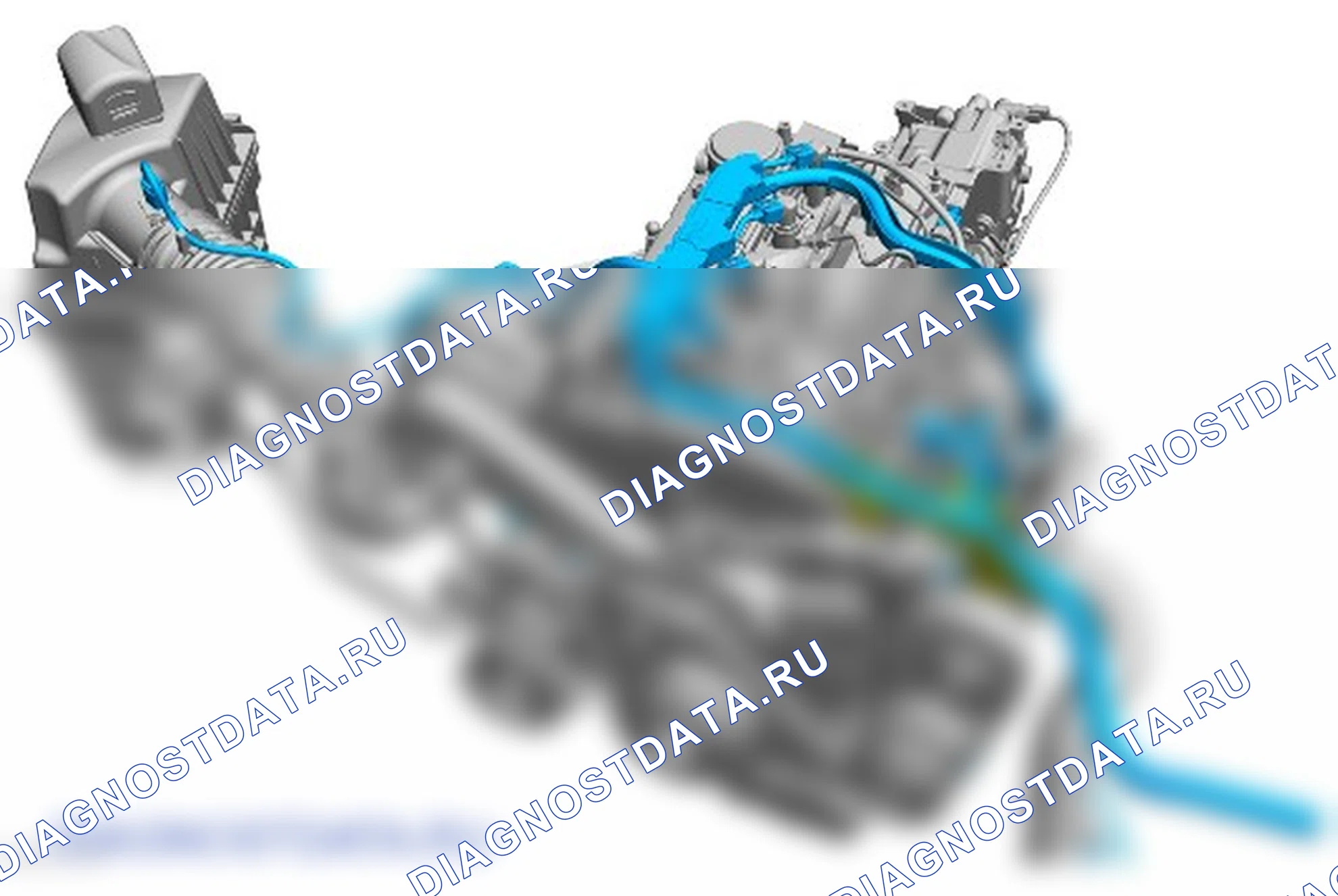 Как снять и установить жгут электропроводки моторного отделения. Ford Transit VIII